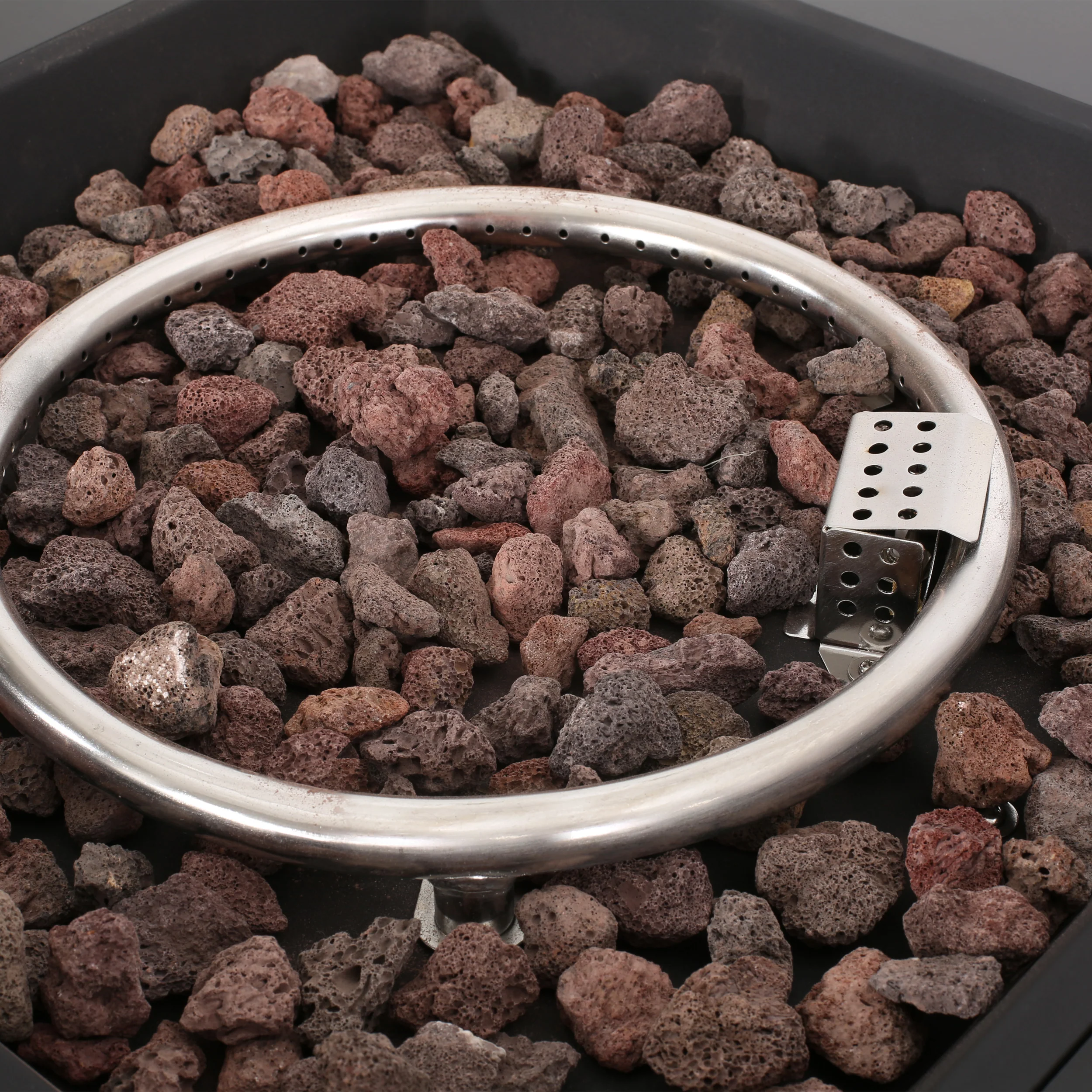 Mattie Outdoor Modern 30-Inch Square Fire Pit - furnishings