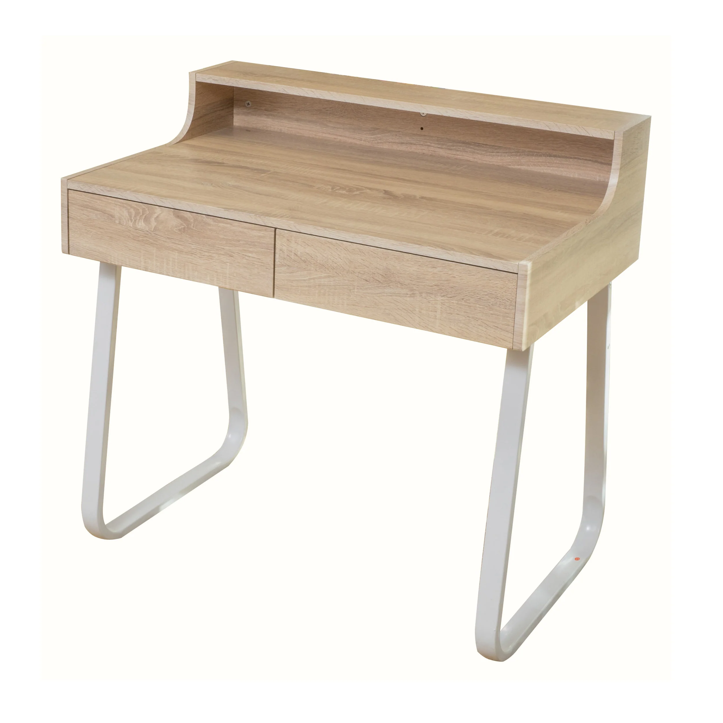 Troy Wood Computer Desk with Drawers - furnishings
