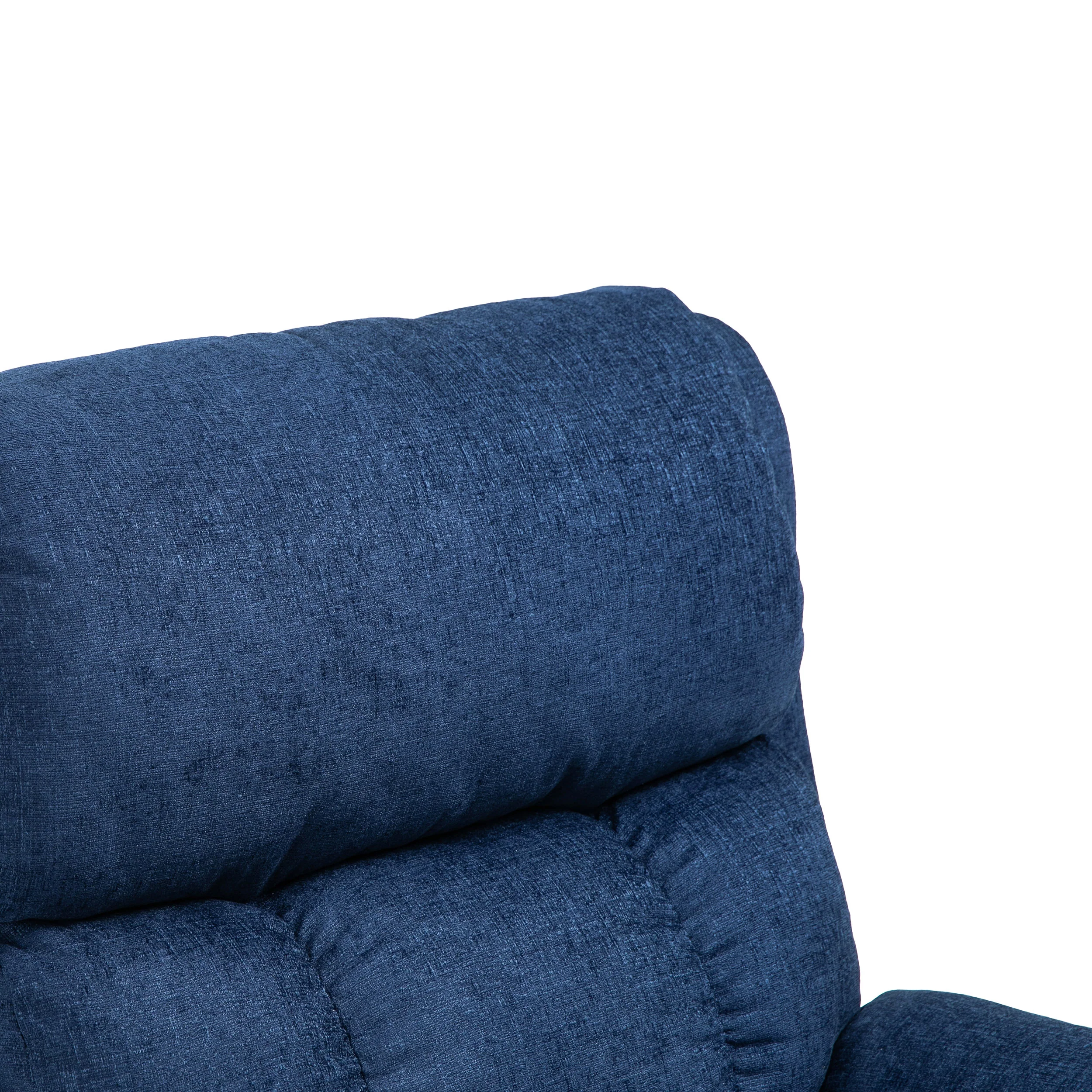 Lexie Contemporary Pillow Tufted Massage Recliner - furnishings
