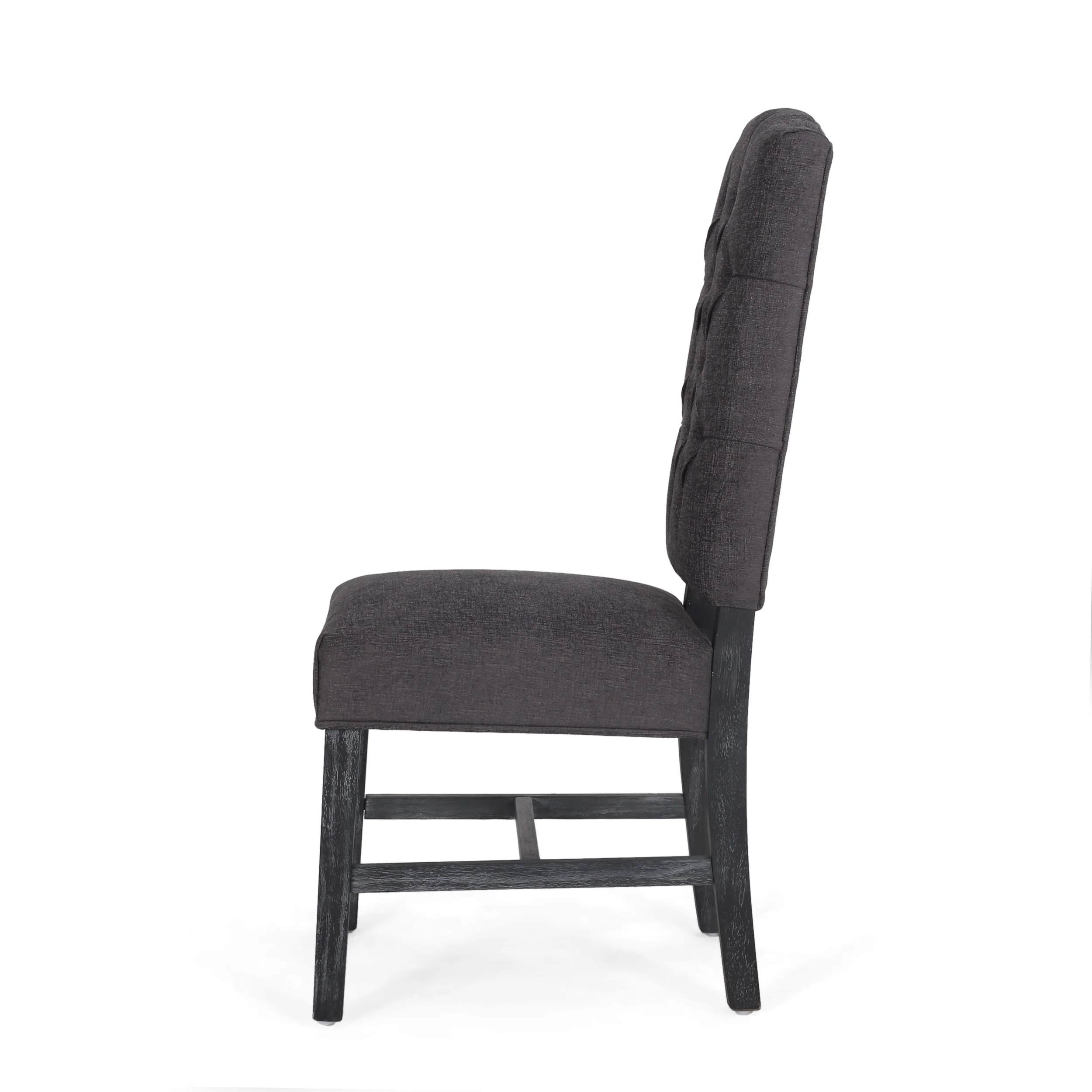 Loyning Contemporary Tufted Dining Chairs, Set of 2 - furnishings