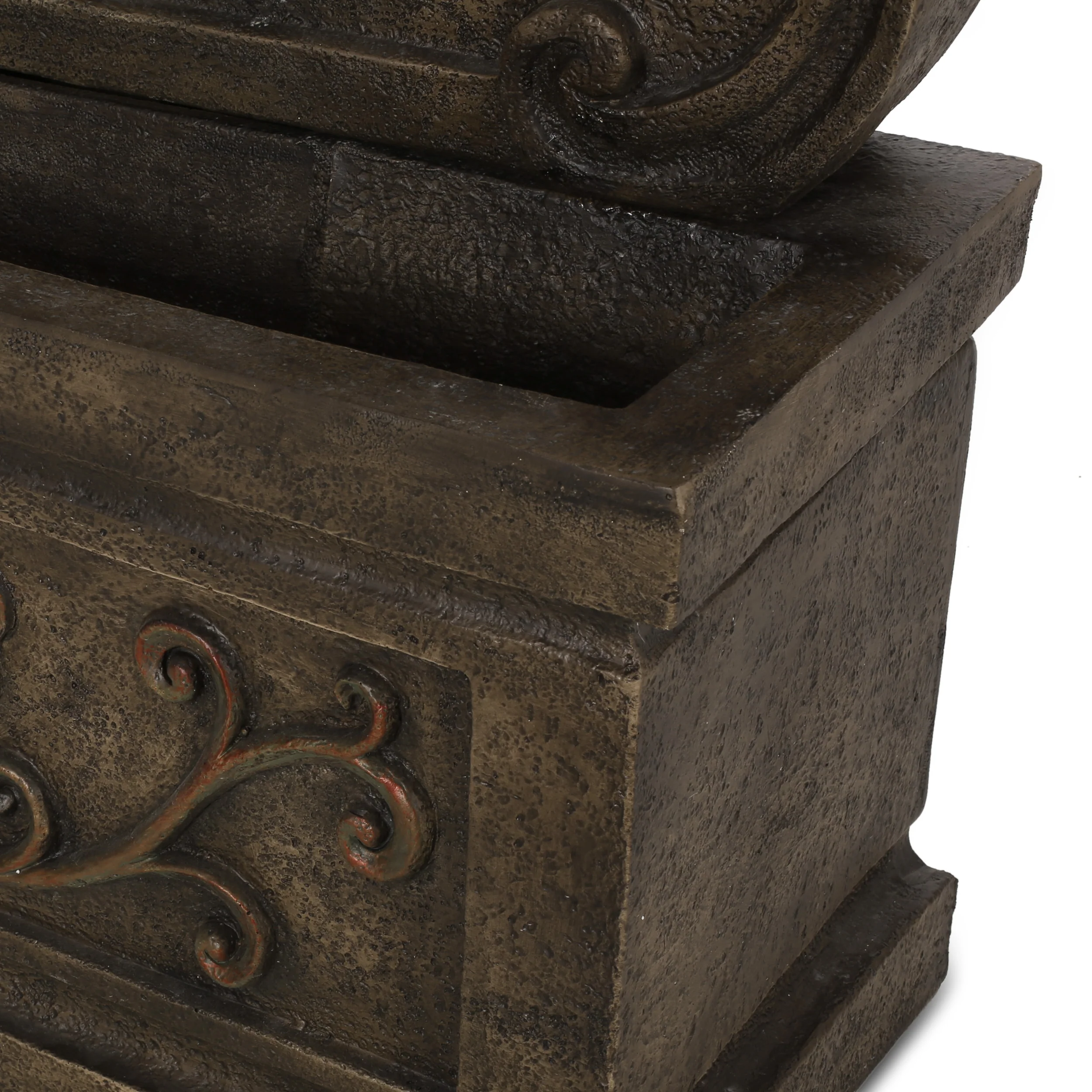 Lyerly Outdoor Patina Fountain - furnishings