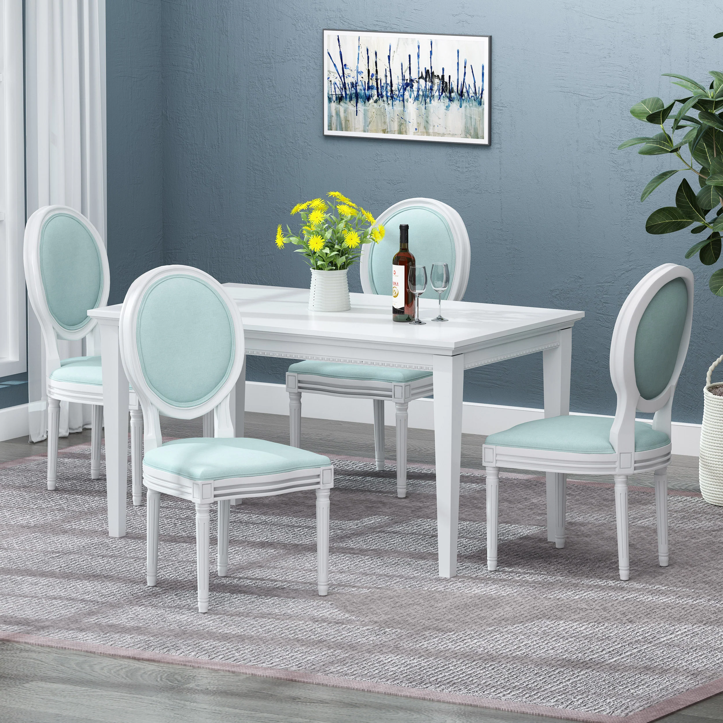 Lariya French Country Dining Chairs (Set of 4) - furnishings