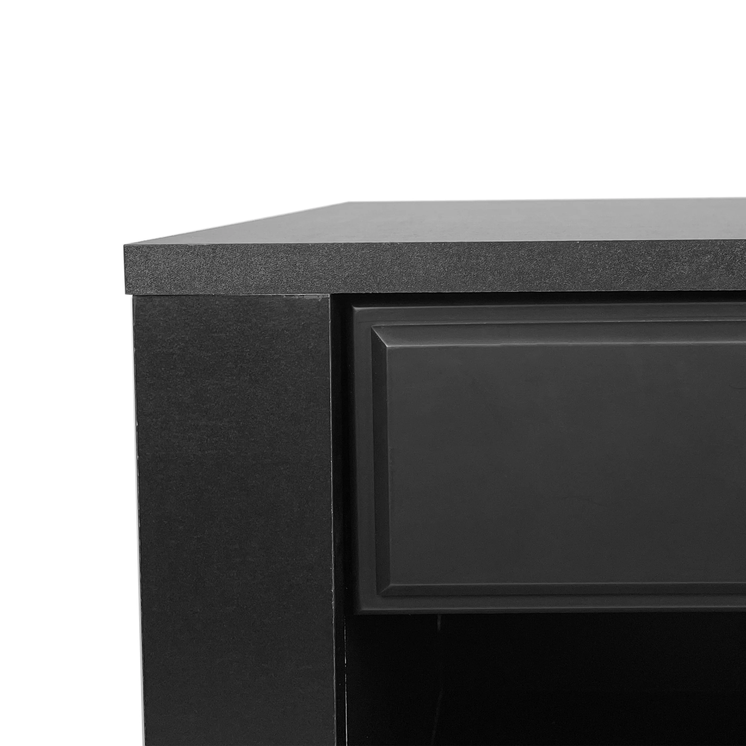 Cleary Contemporary Faux Wood Nightstand with Drawer - furnishings