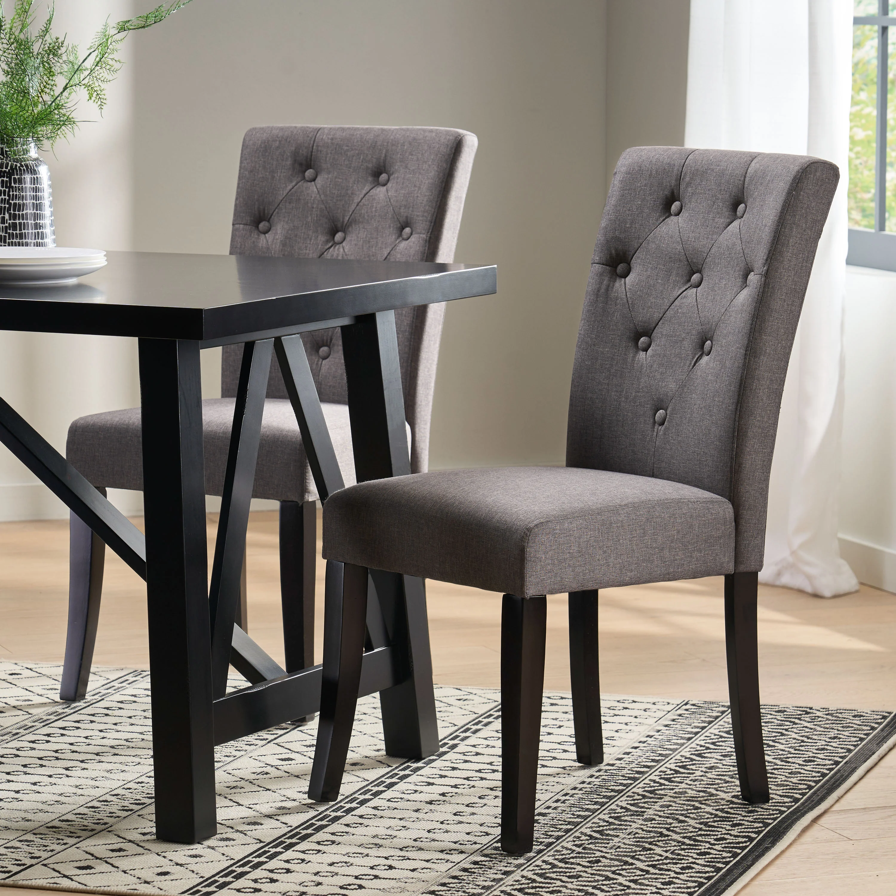 Ostrom Fabric Dining Chairs (Set of 2) - furnishings