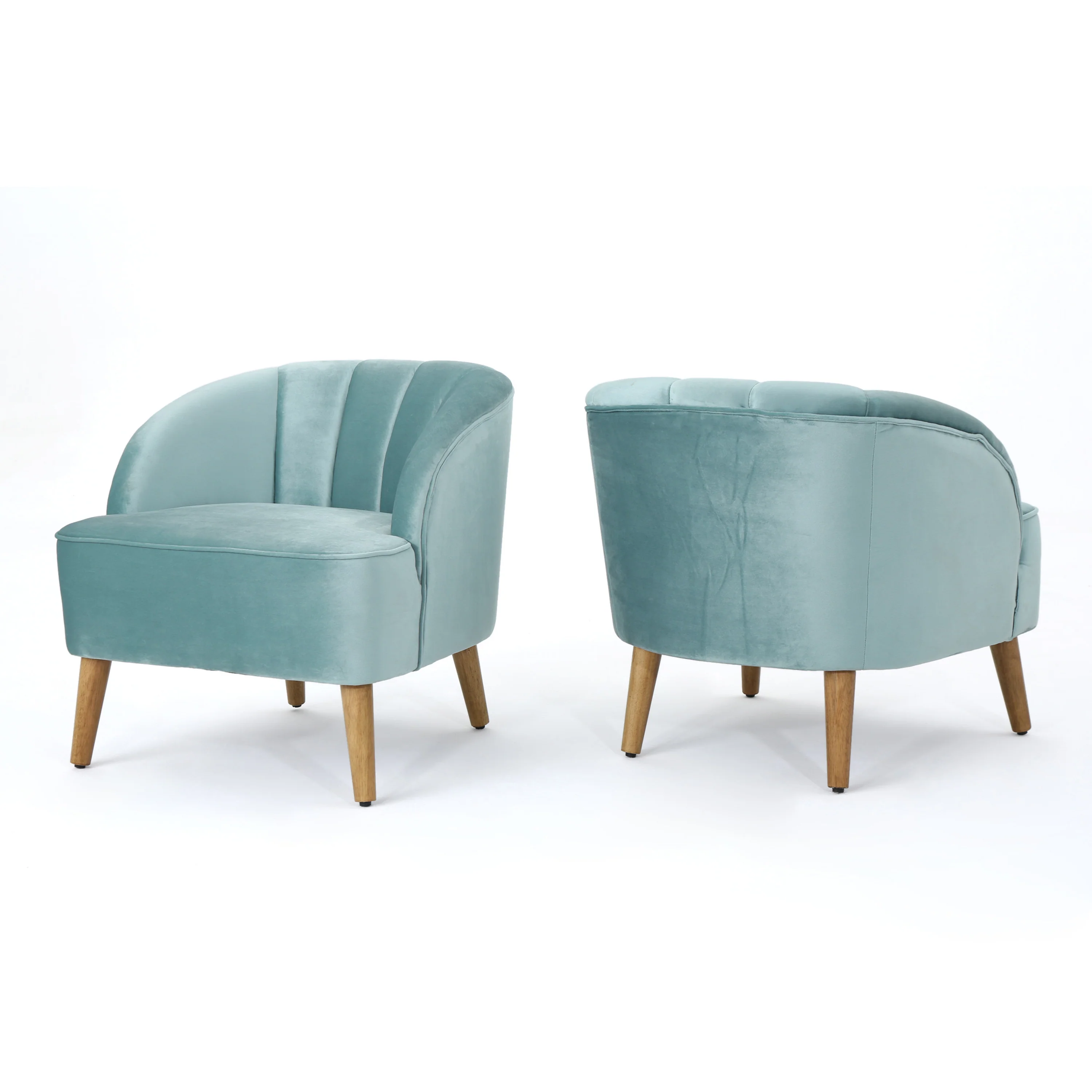 Scarlett Modern Velvet Accent Chair (Set of 2) - furnishings