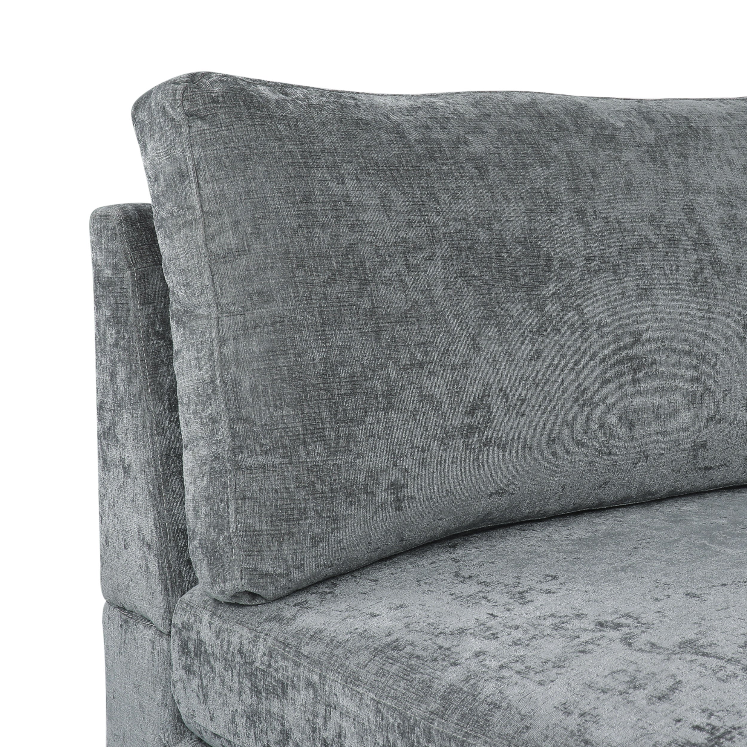 Makenleigh Contemporary Fabric Chaise Lounge - furnishings