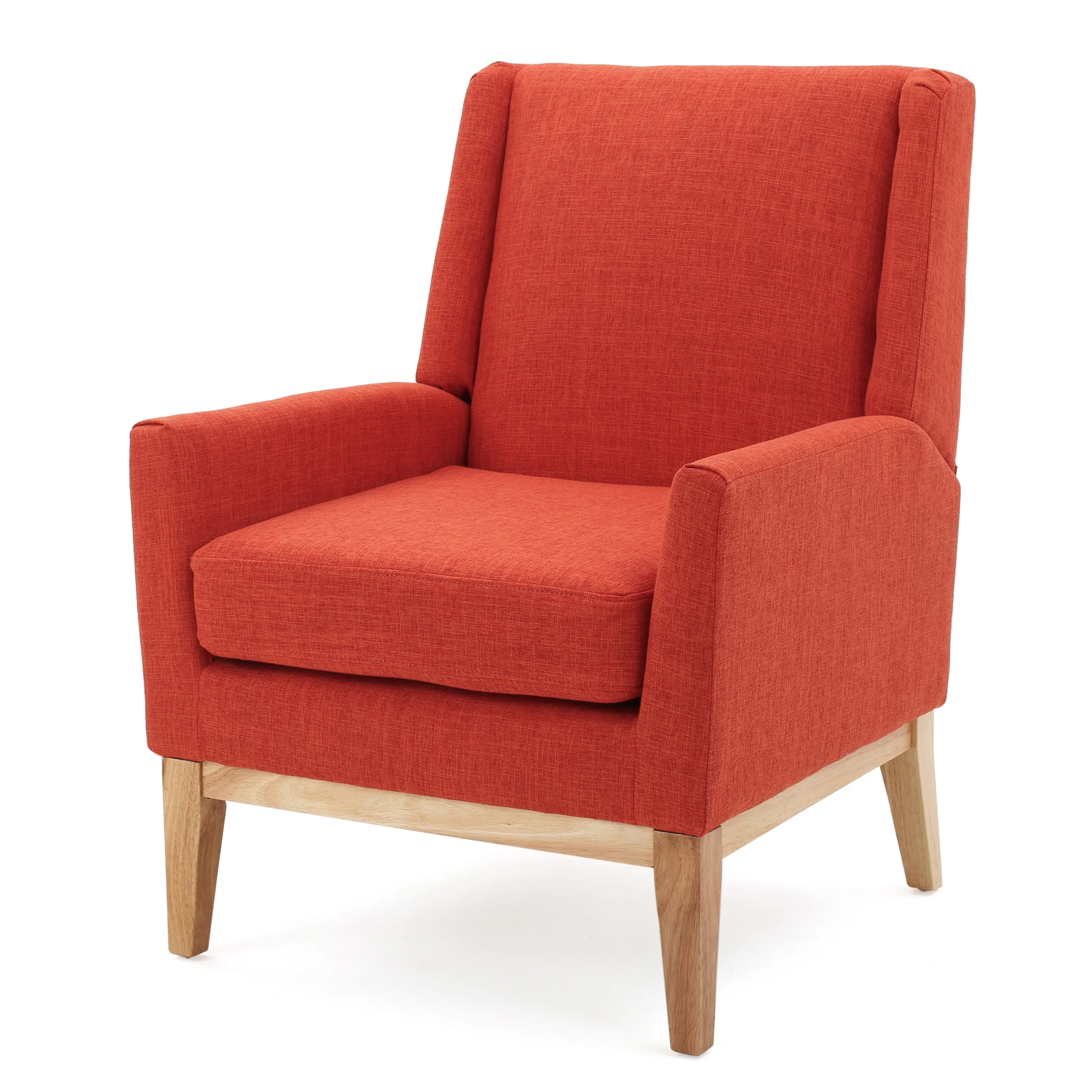 Kronen Mid Century Design Fabric Accent Chair - furnishings