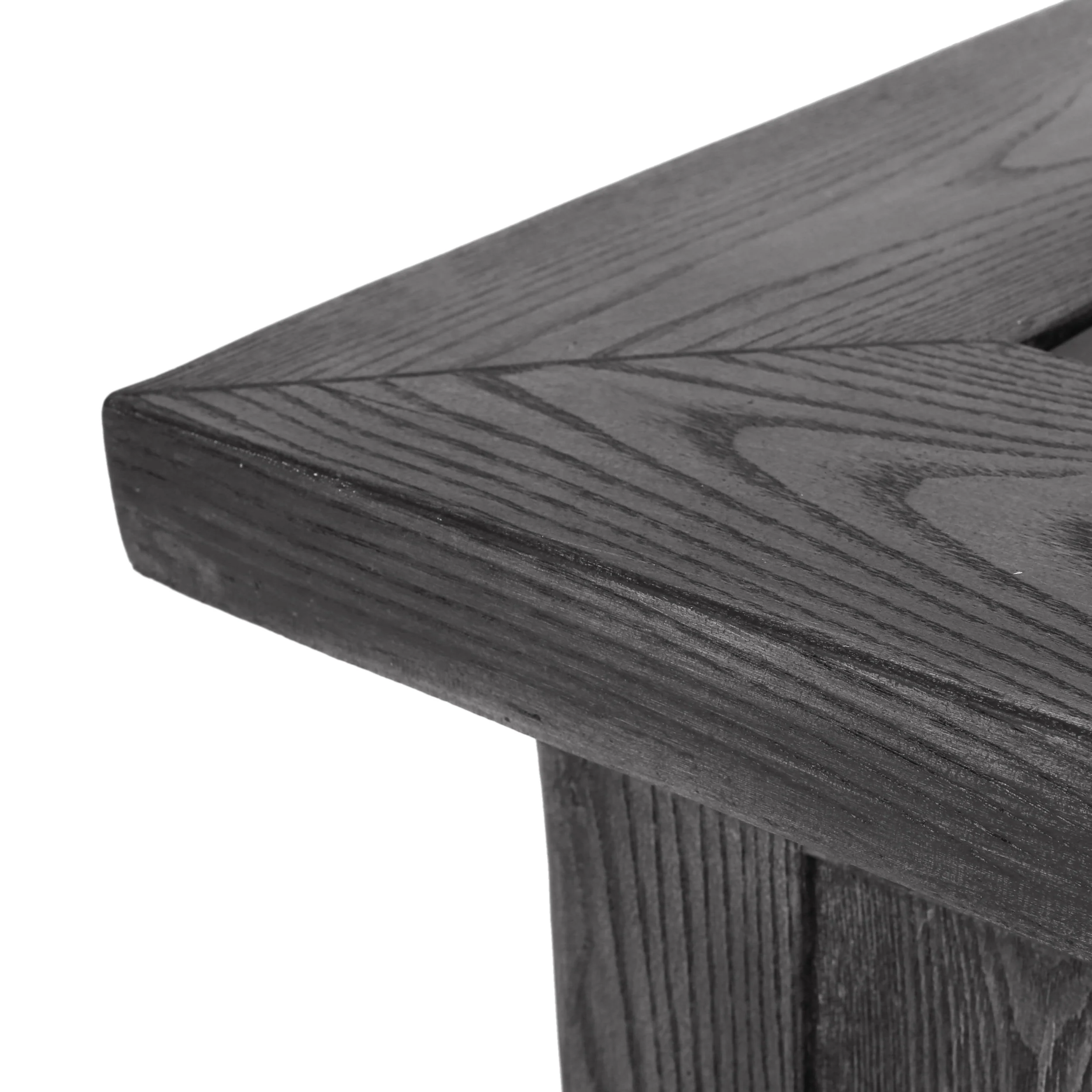 Steinaker Outdoor 40,000 BTU Lightweight Concrete Square Fire Pit - furnishings