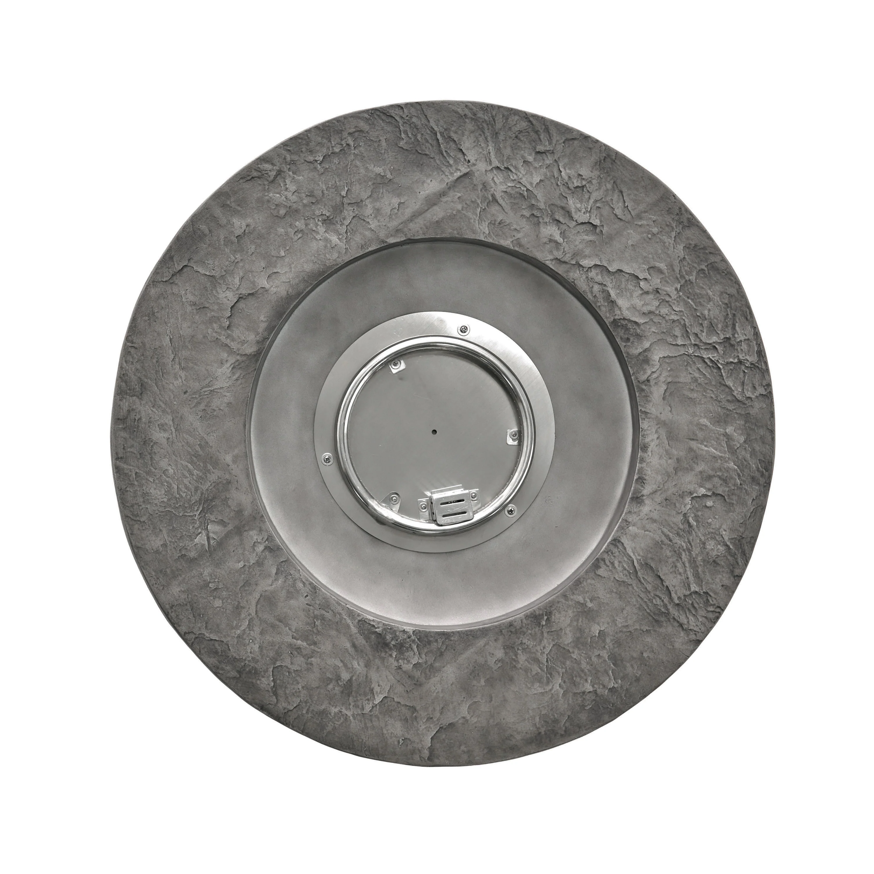 Blomgren 32-inch Stone Circular MGO Fire Pit With Grey Top - 40,000 BTU - furnishings