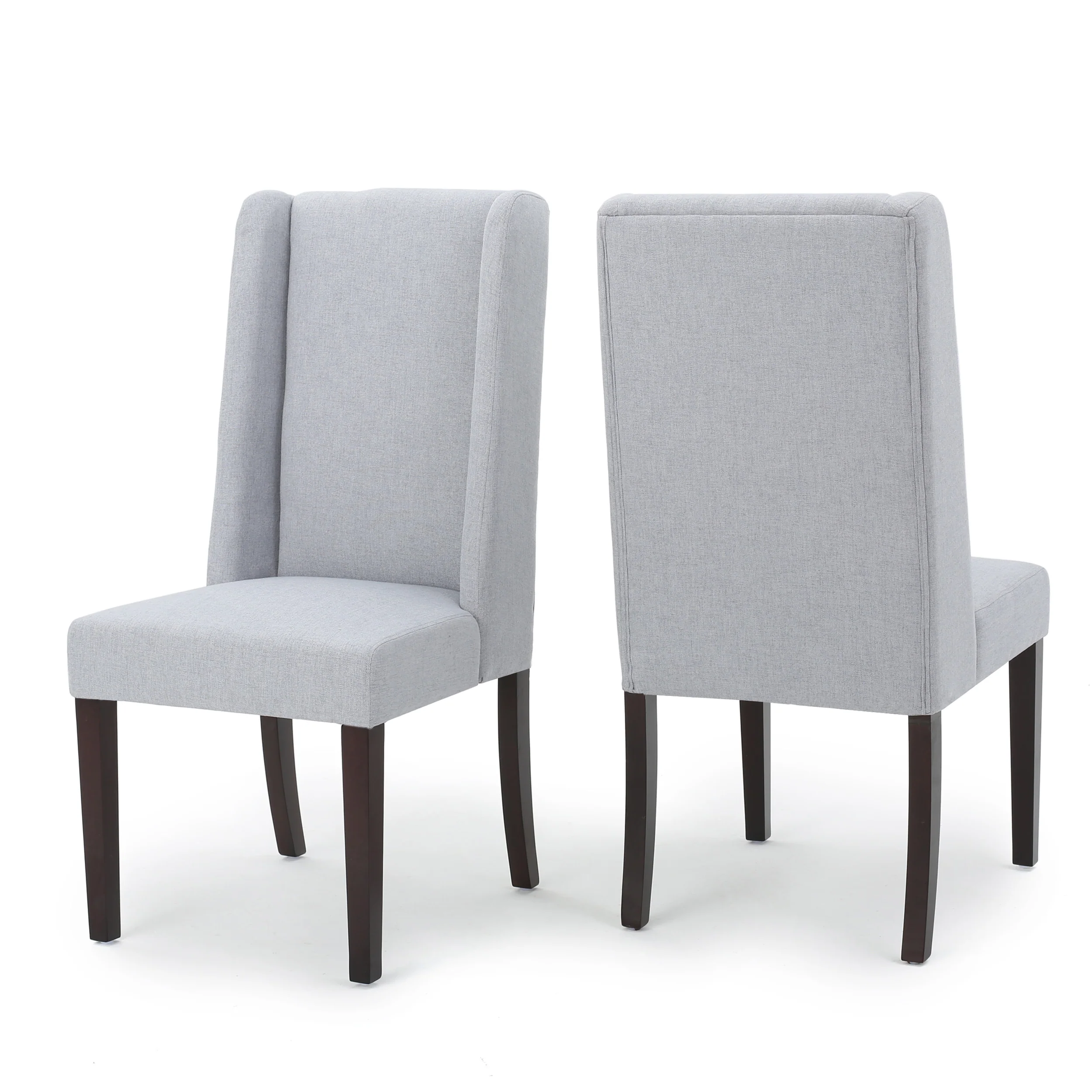 Rory Contemporary Fabric Upholstered Wingback Dining Chairs (Set of 2) - furnishings