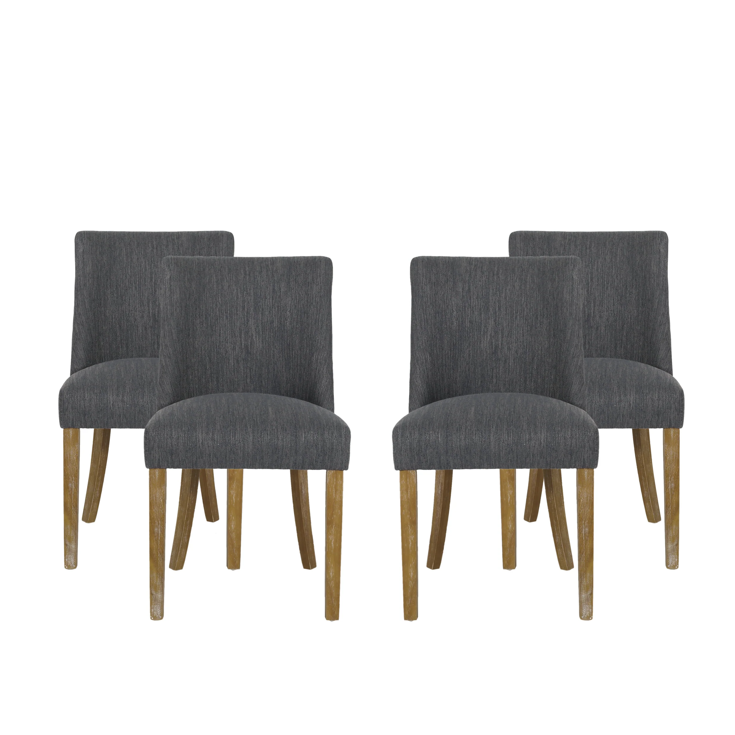 Gladwin Contemporary Fabric Dining Chairs, Set of 4 - furnishings