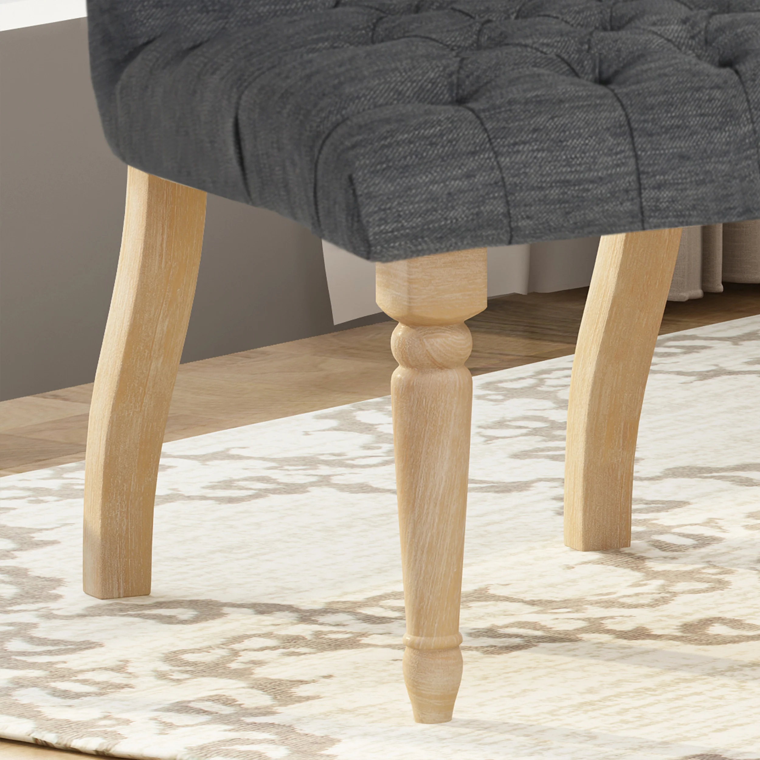 Terrance Tufted Fabric Dining Chair (Set of 2) - furnishings