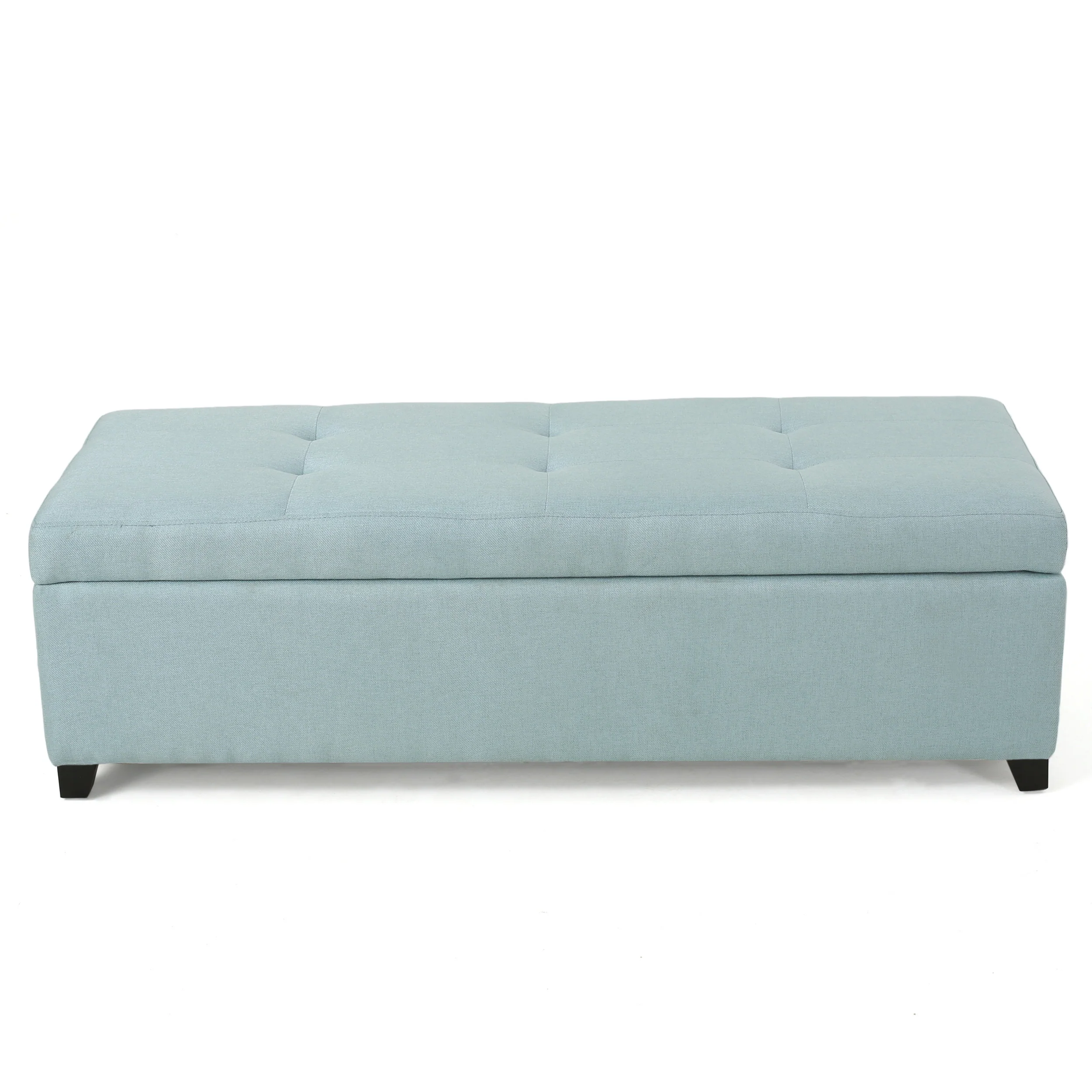Bajia Contemporary Tufted Fabric Storage Ottoman Bench - furnishings