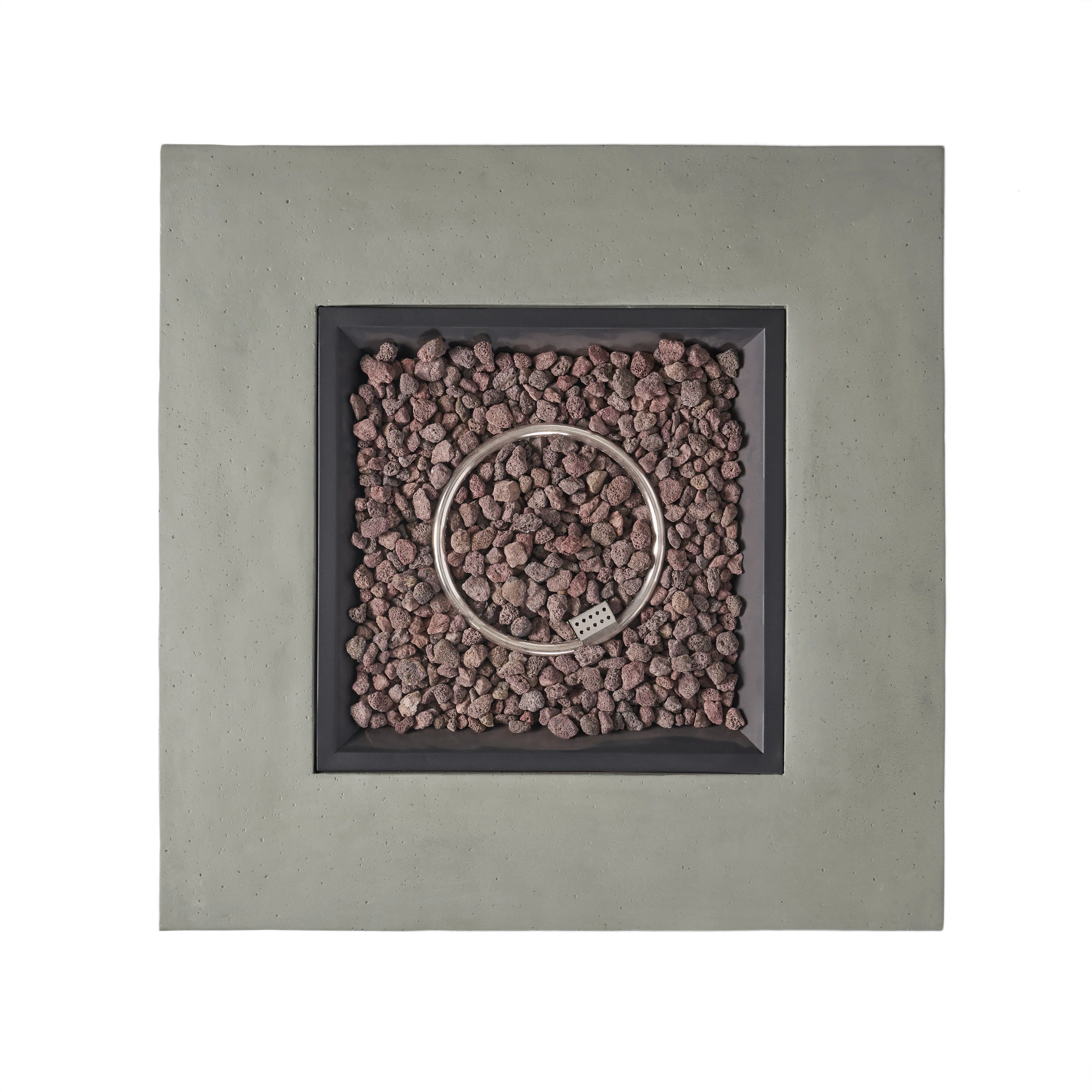 Hearth Square 50K BTU Outdoor Propane Fire Pit Table - furnishings