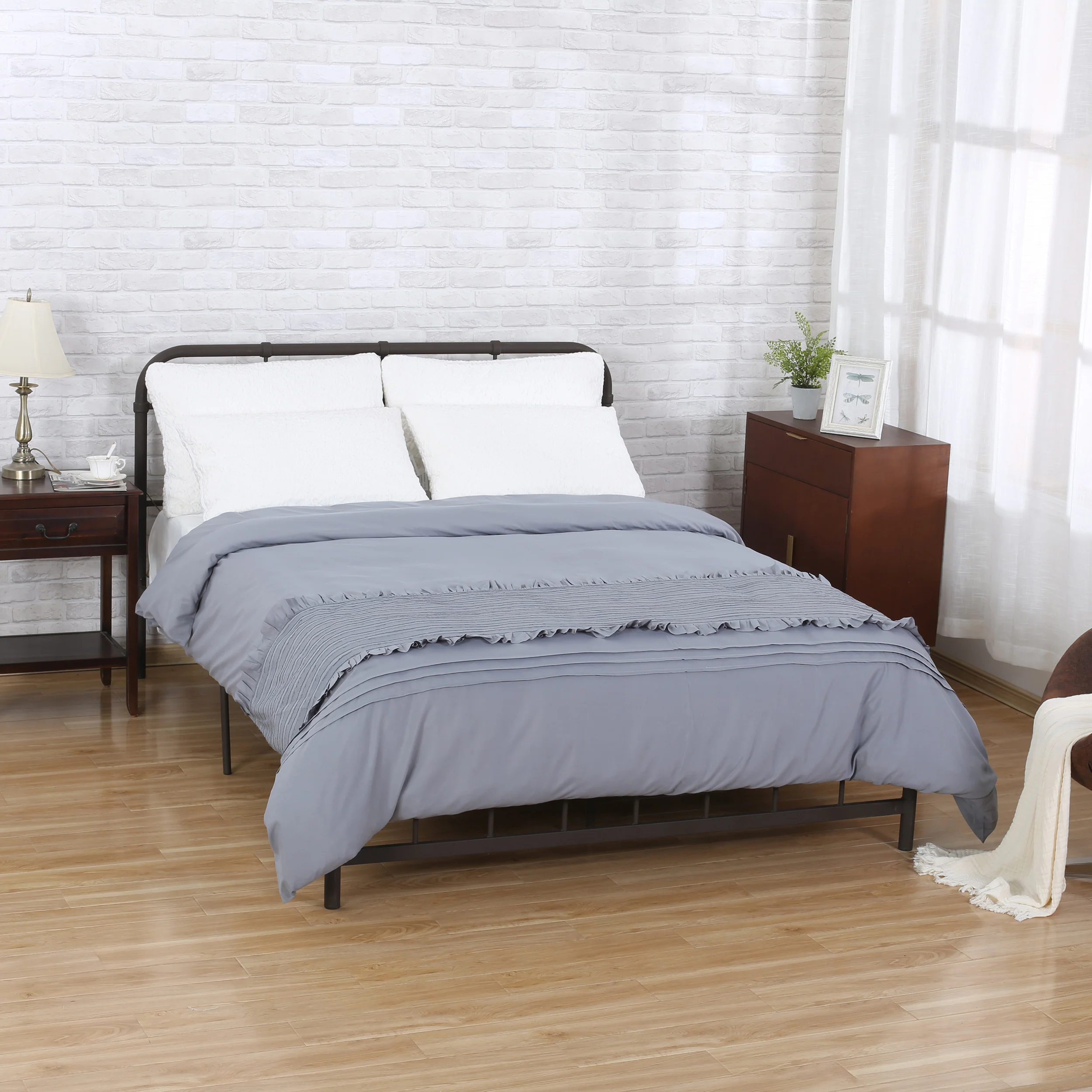Arian Queen Size Fabric Duvet Cover - furnishings