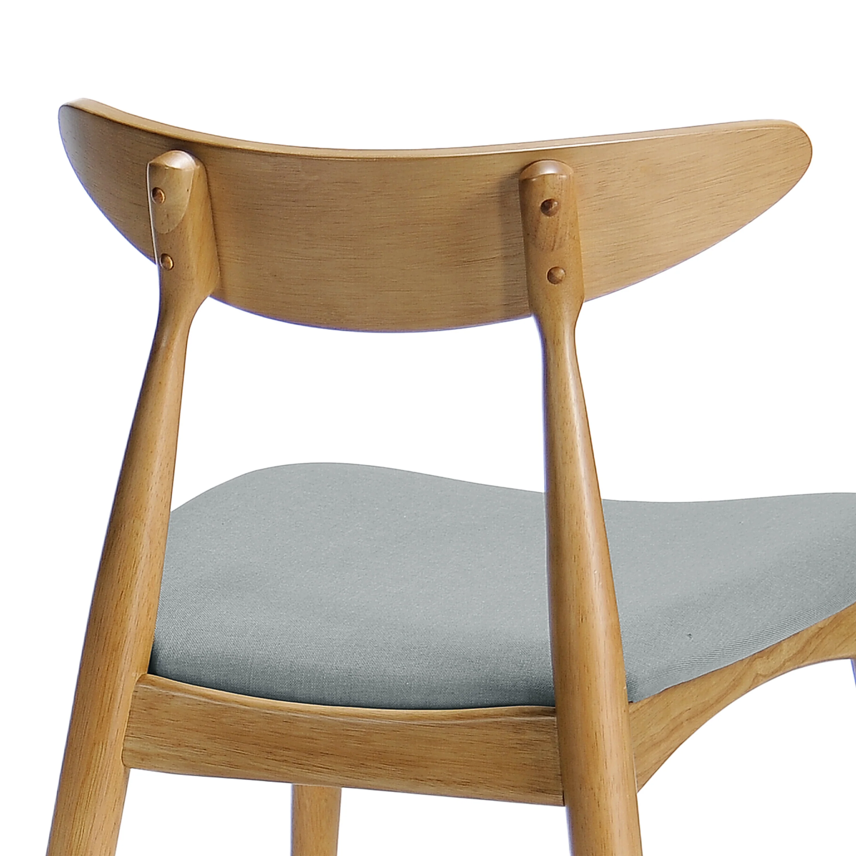 Issaic Mid-Century Modern Design Wood Dining Chairs (Set of 2) - furnishings