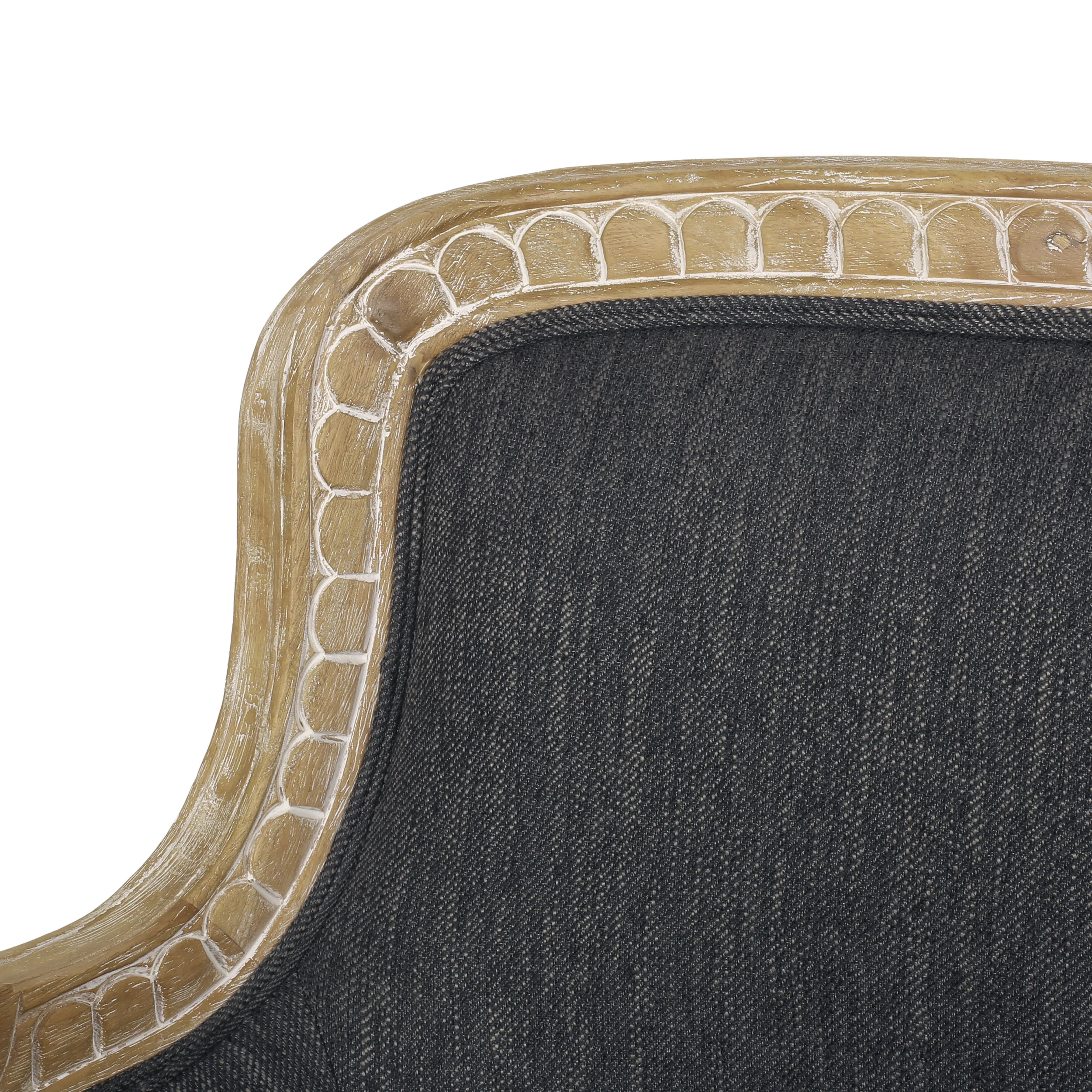Bennion French Country Fabric Upholstered Club Chair - furnishings