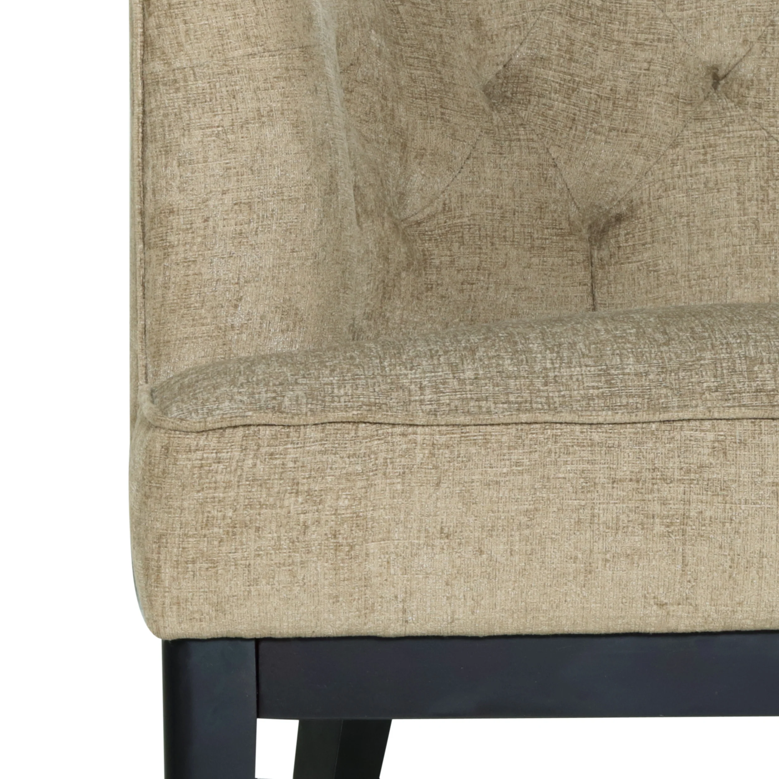 Evans Contemporary Fabric Tufted Accent Chair - furnishings