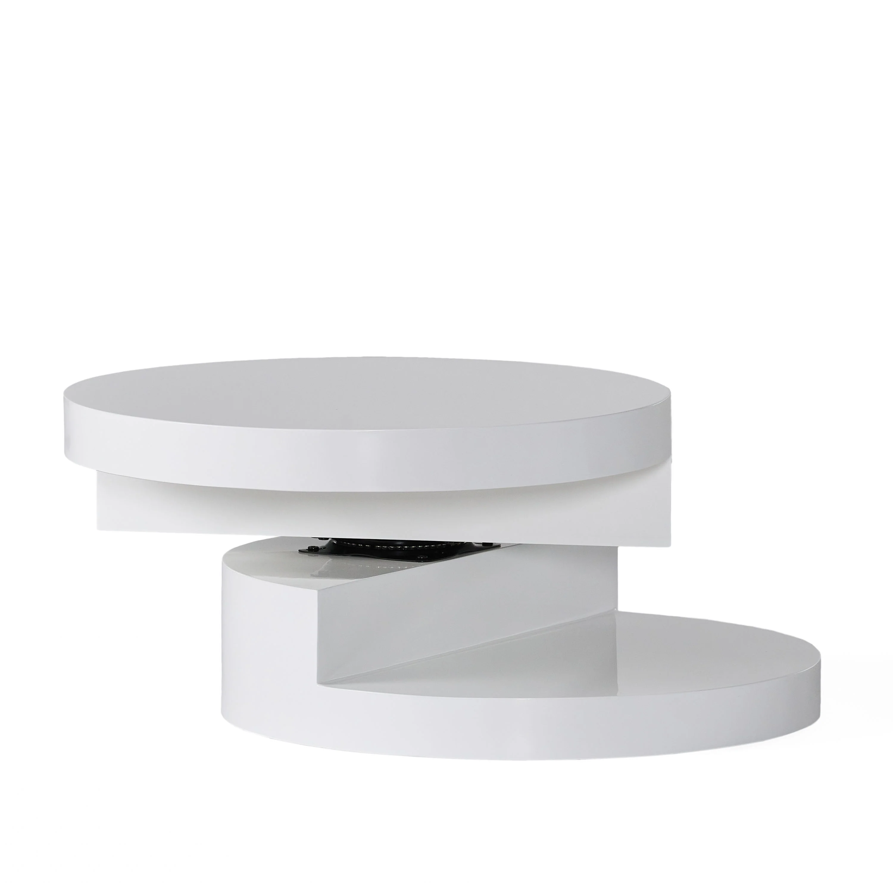 Emerson Small Circular Mod Swivel Coffee Table - furnishings