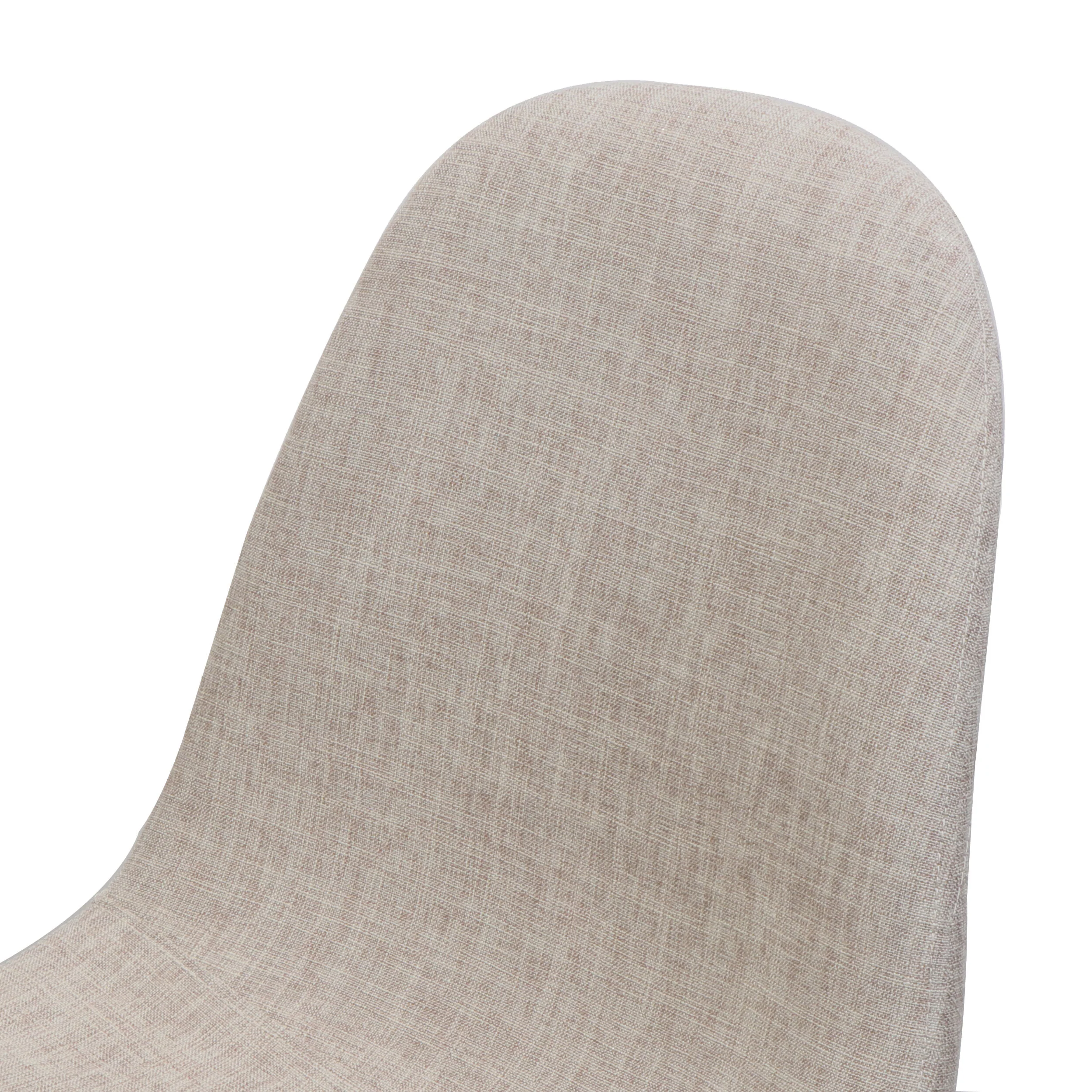 Sherdan Mid Century Fabric Dining Chairs with Wood Finished Legs - Set of 2 - furnishings