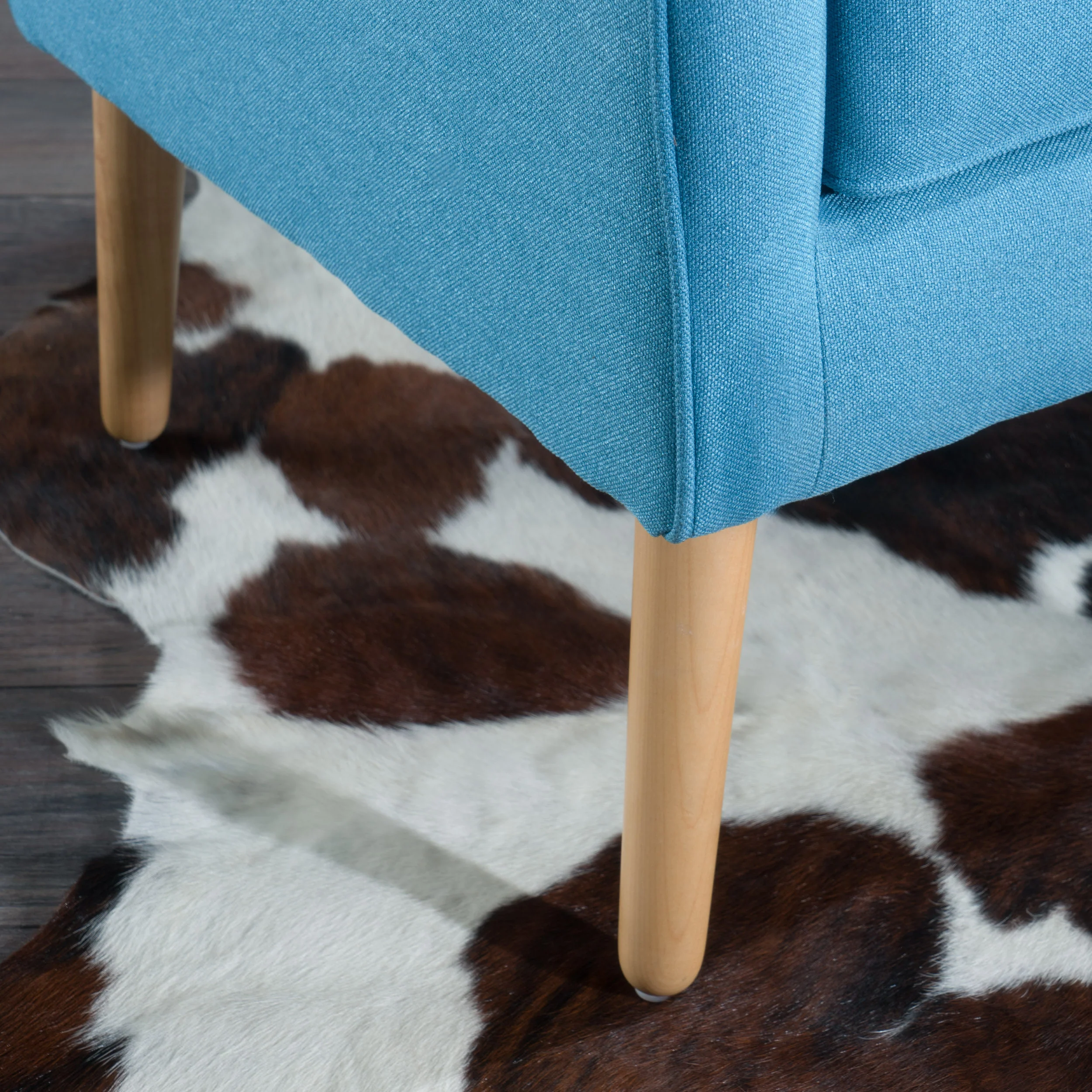 Fontinella Mid Century Tufted Back Fabric Arm Chair - furnishings