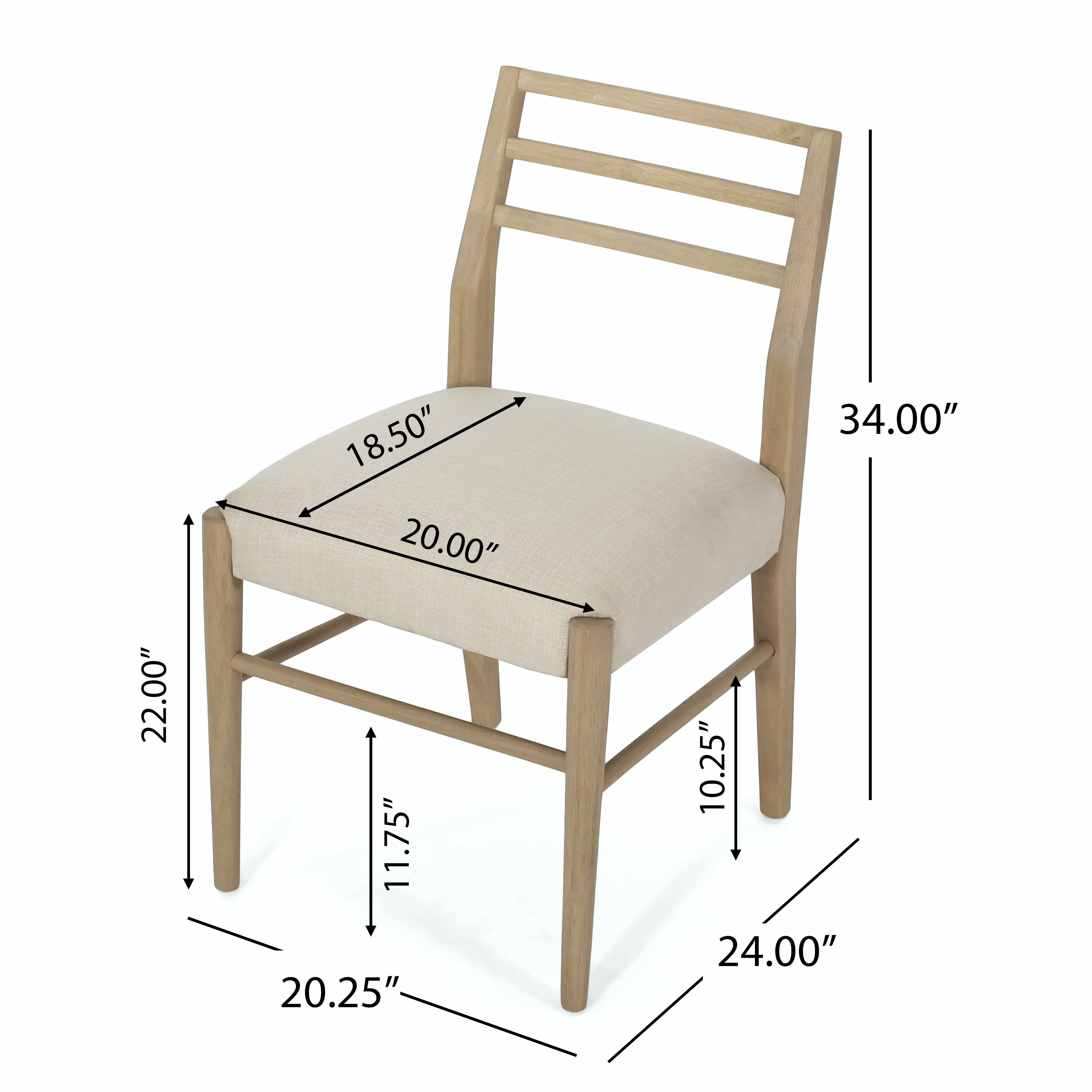 Alachua Farmhouse Fabric Upholstered Wood Expandable 5 Piece Dining Set - furnishings