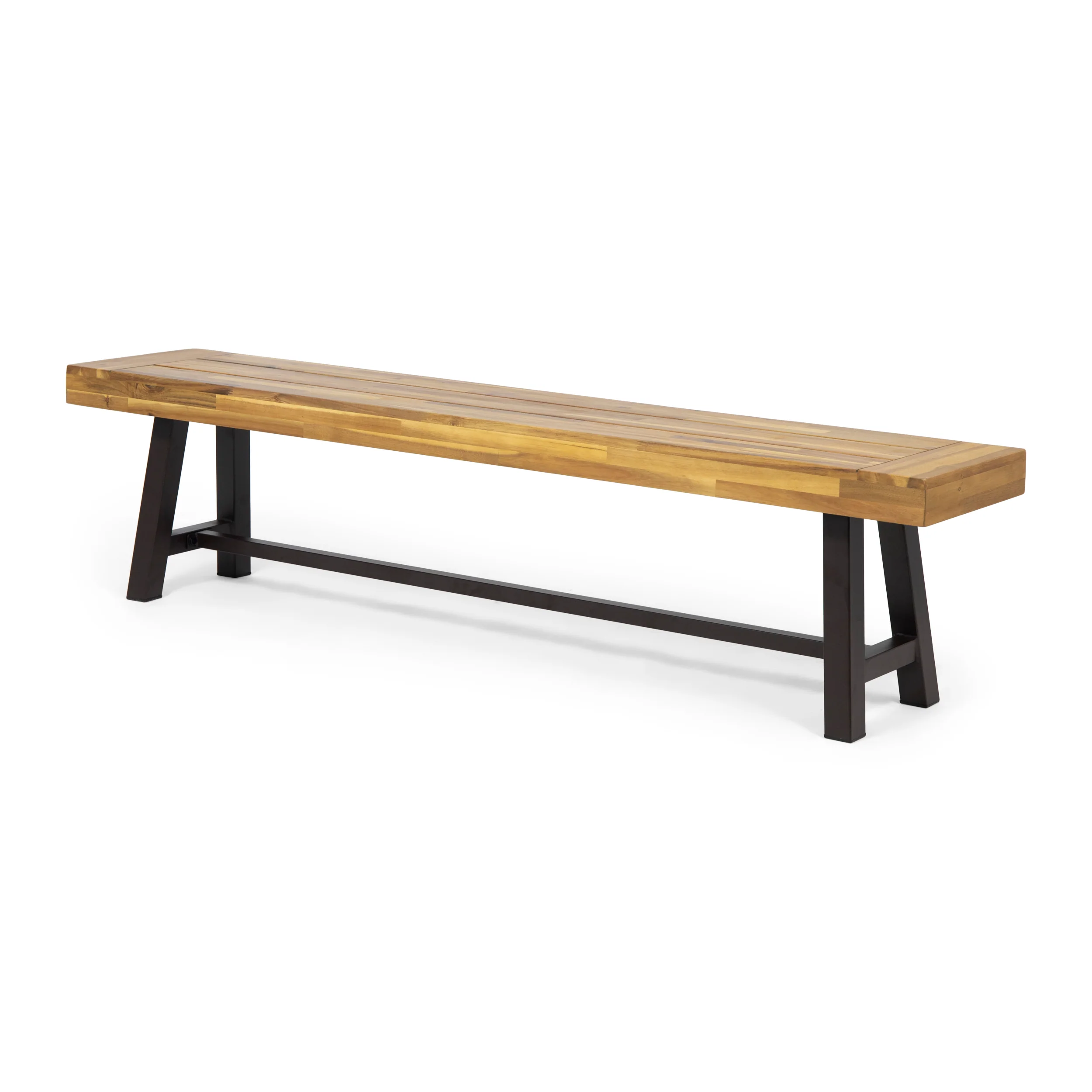 Marian Outdoor Acacia Wood Bench - furnishings