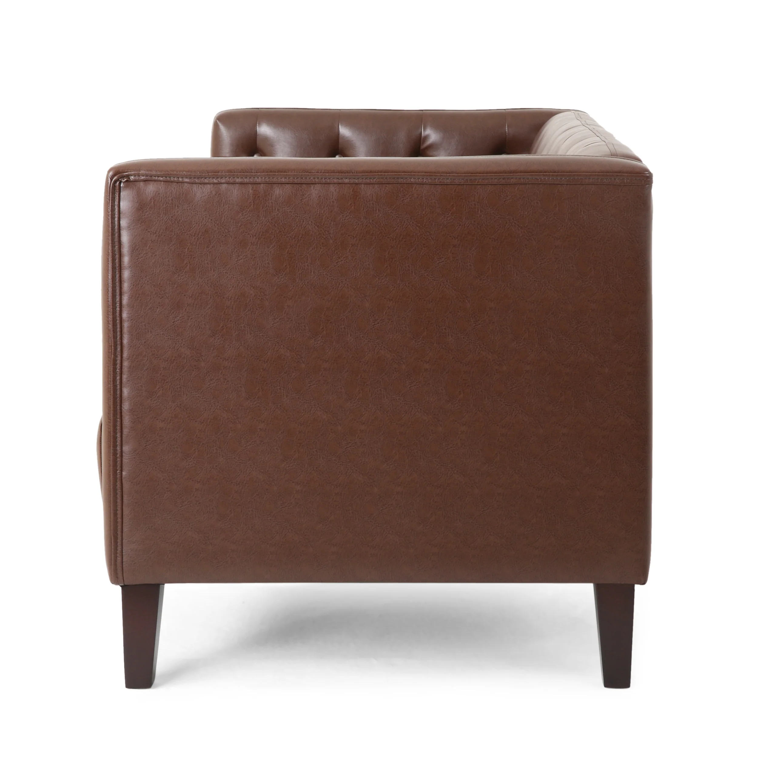 Drache Contemporary Upholstered Tufted Loveseat - furnishings