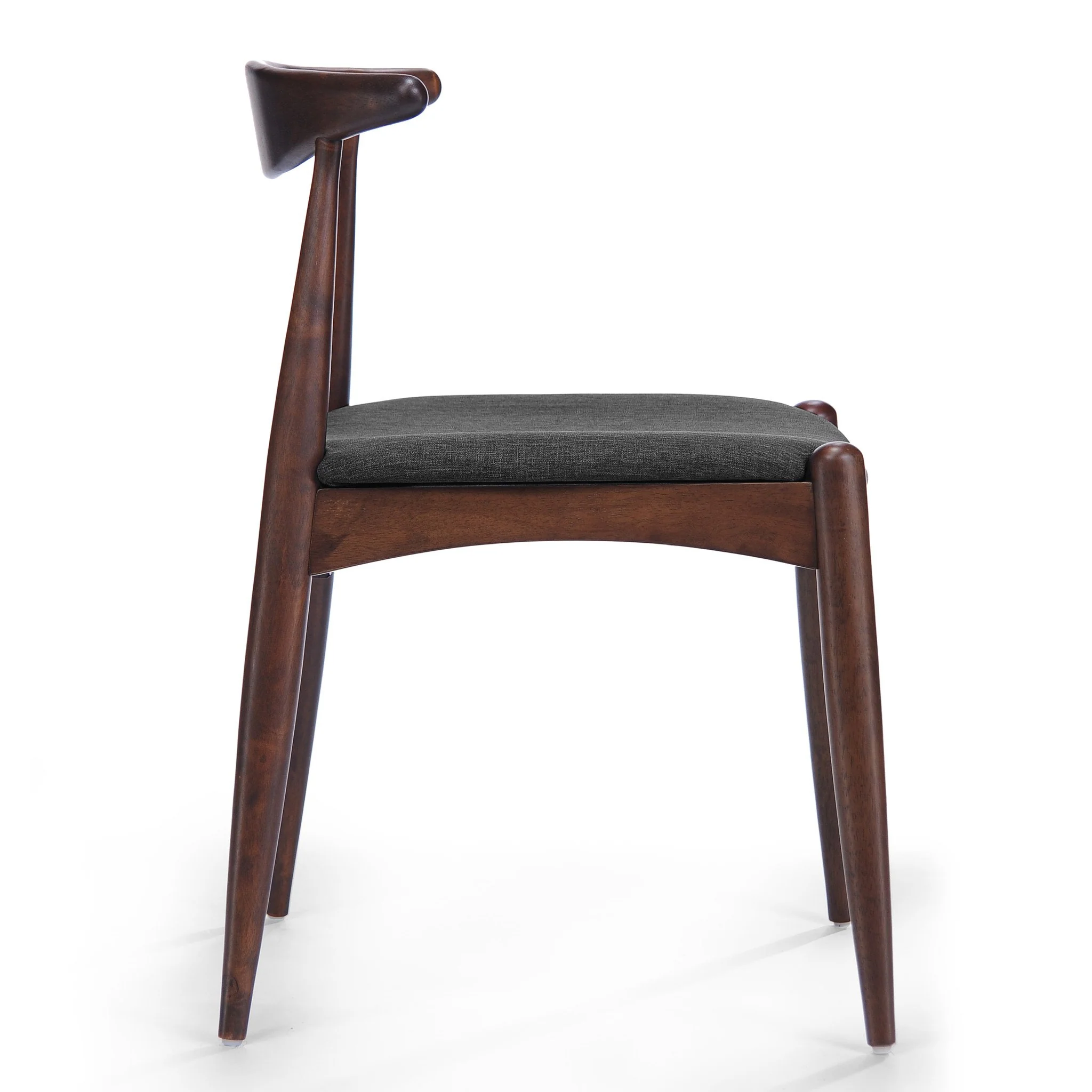 Francaise Mid-Century Walnut Finish 5 Piece Dining Set - furnishings