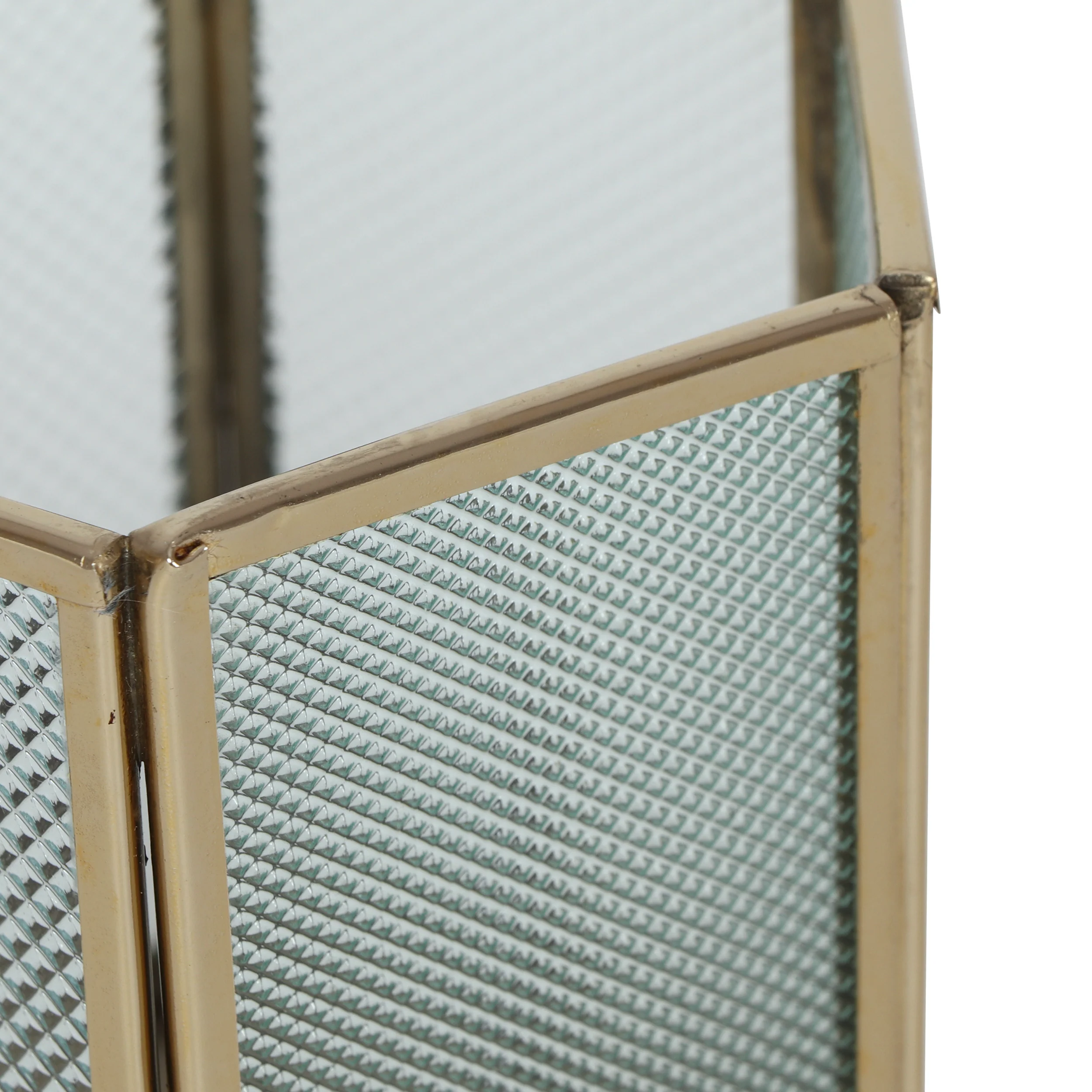 Albara Handmade Glass Panel Candle Holder - furnishings