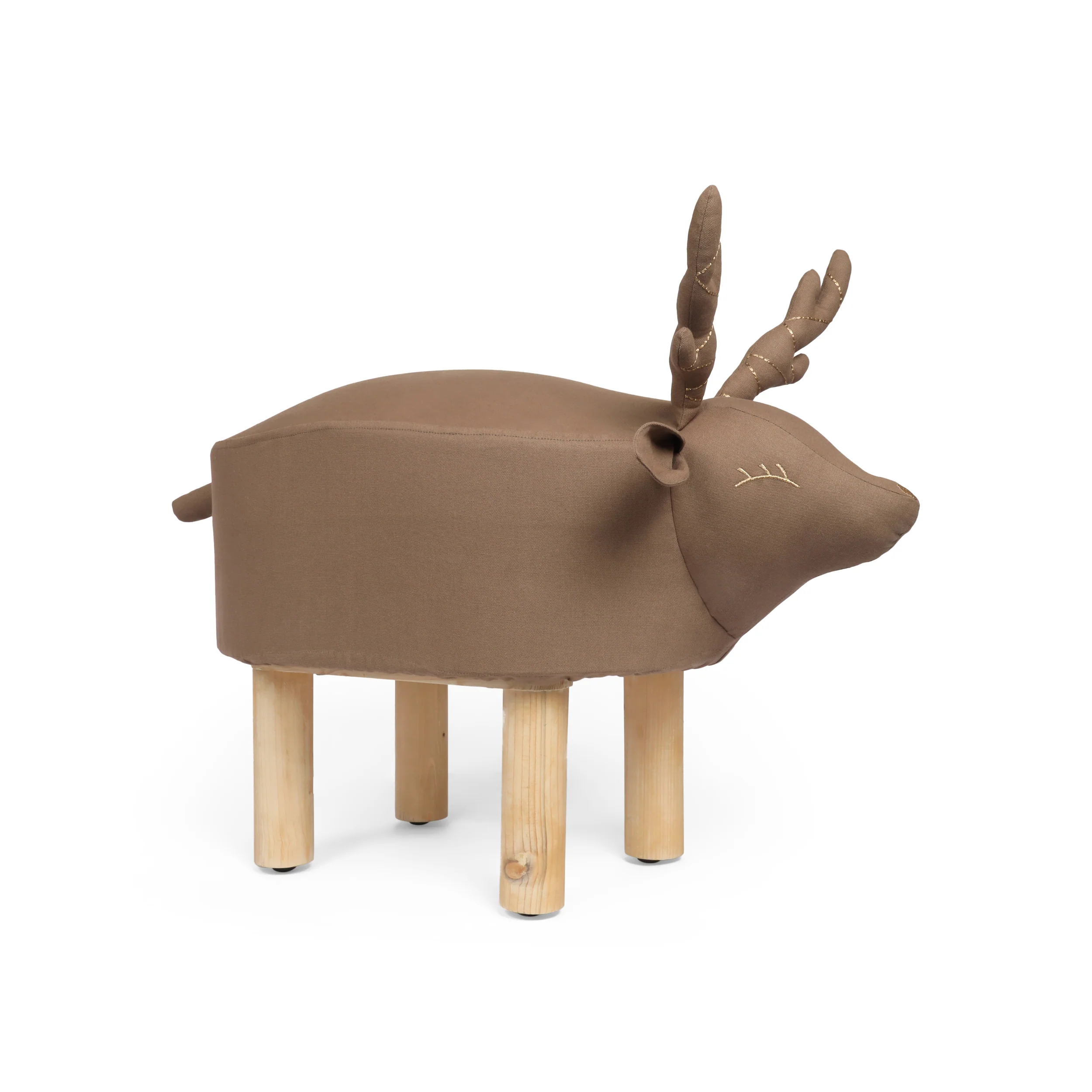 Azelya Contemporary Kids Deer Ottoman - furnishings