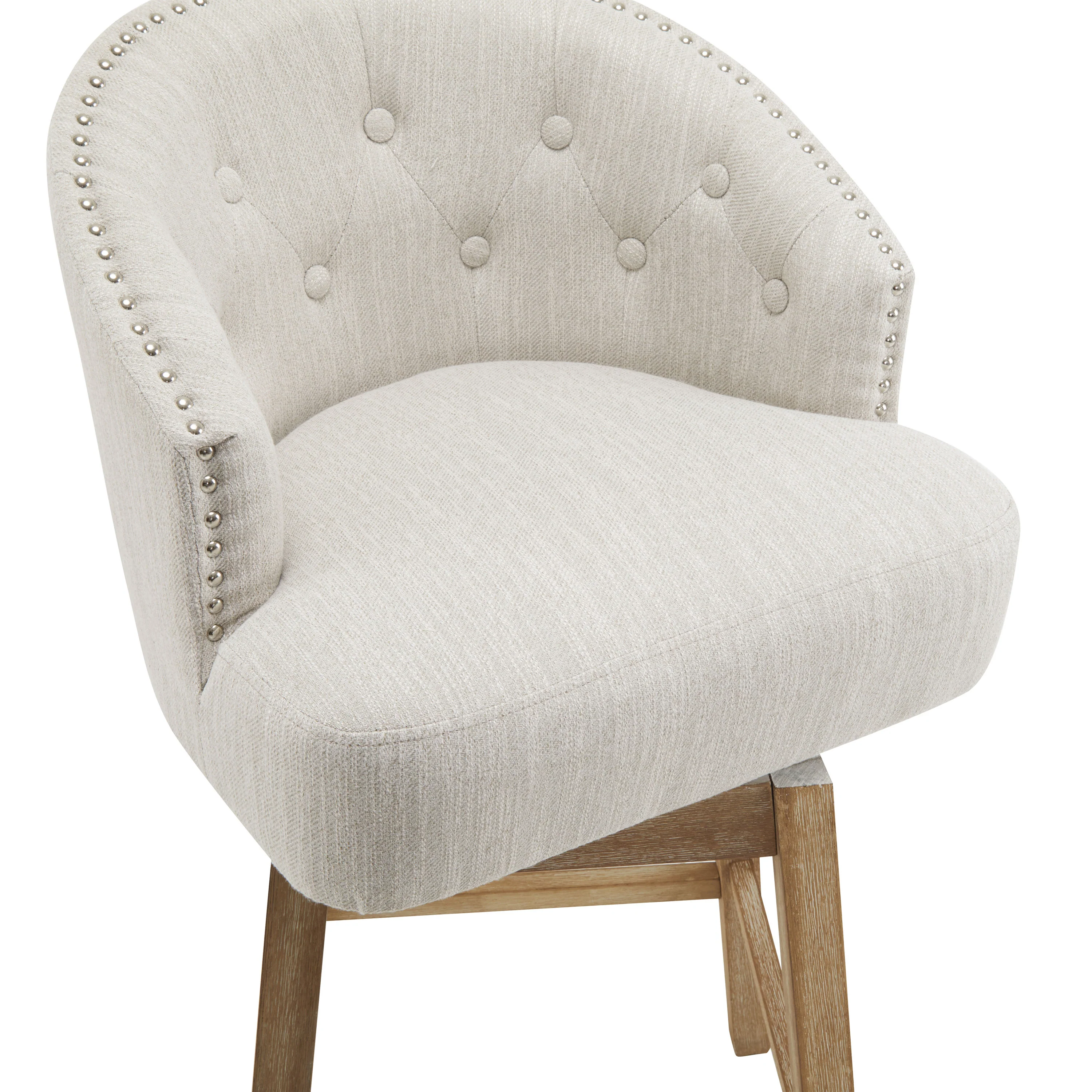 Skyleer Swivel Upholstered Counter Stools - furnishings
