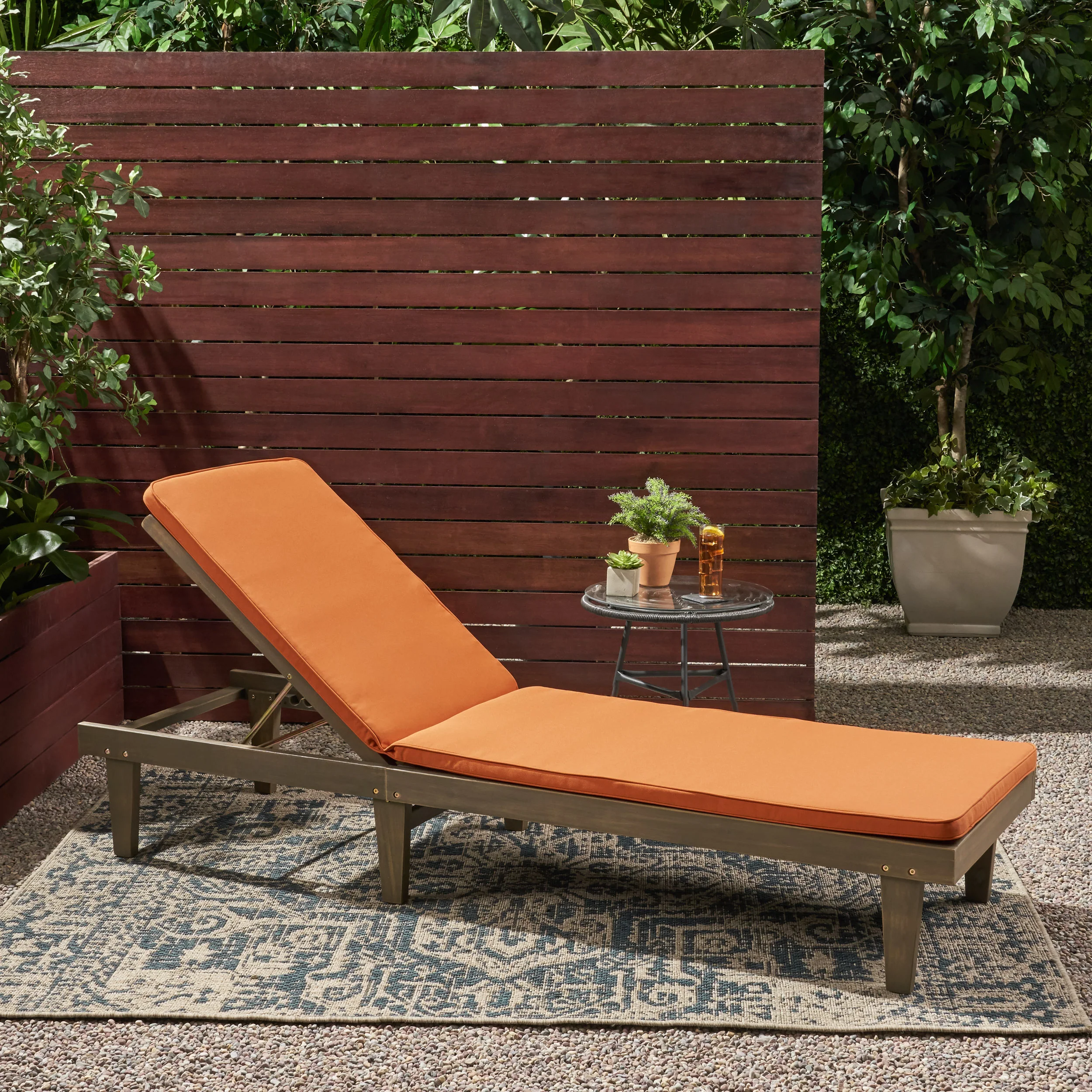 Teresa Outdoor Fabric Chaise Lounge Cushion - furnishings