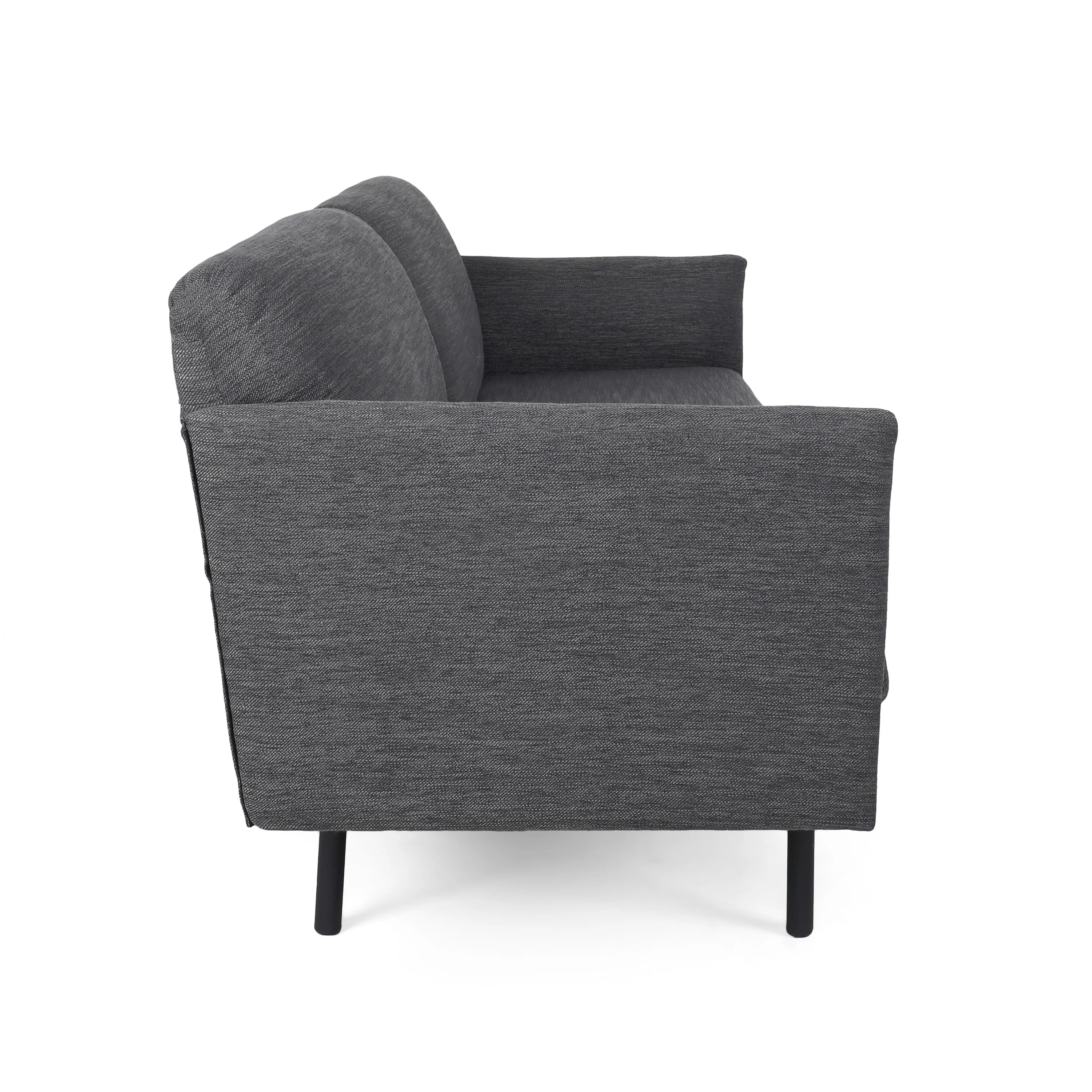 Mokena Contemporary Fabric Upholstered 3 Seater Sofa - furnishings