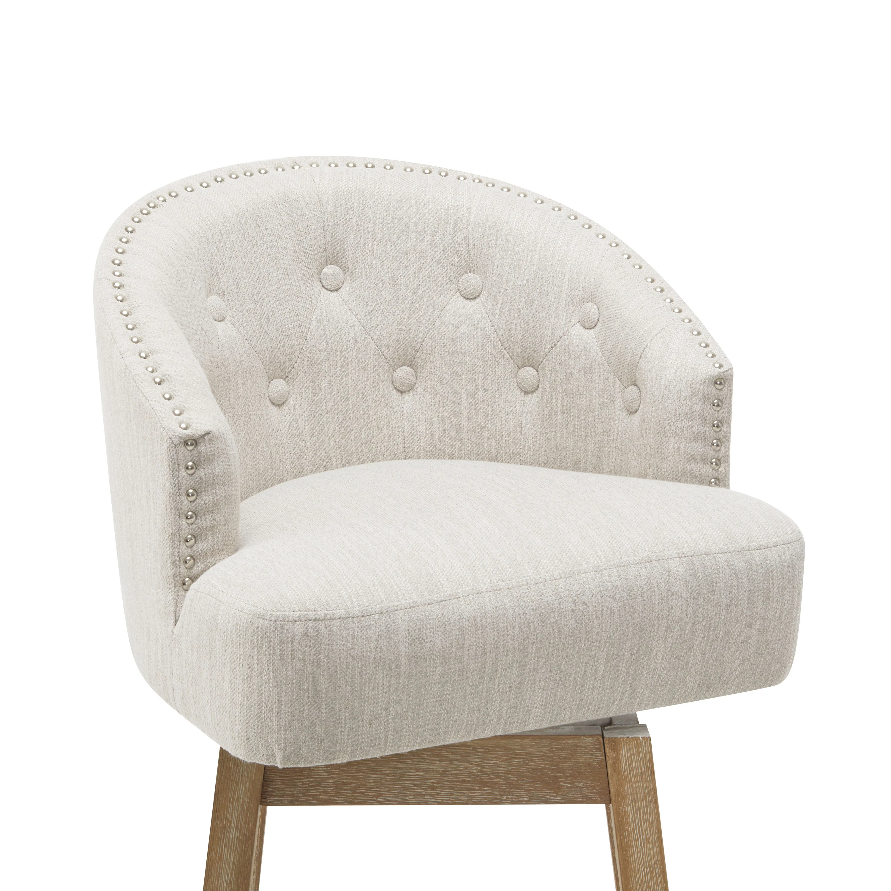 Skyleer Swivel Upholstered Counter Stools - furnishings