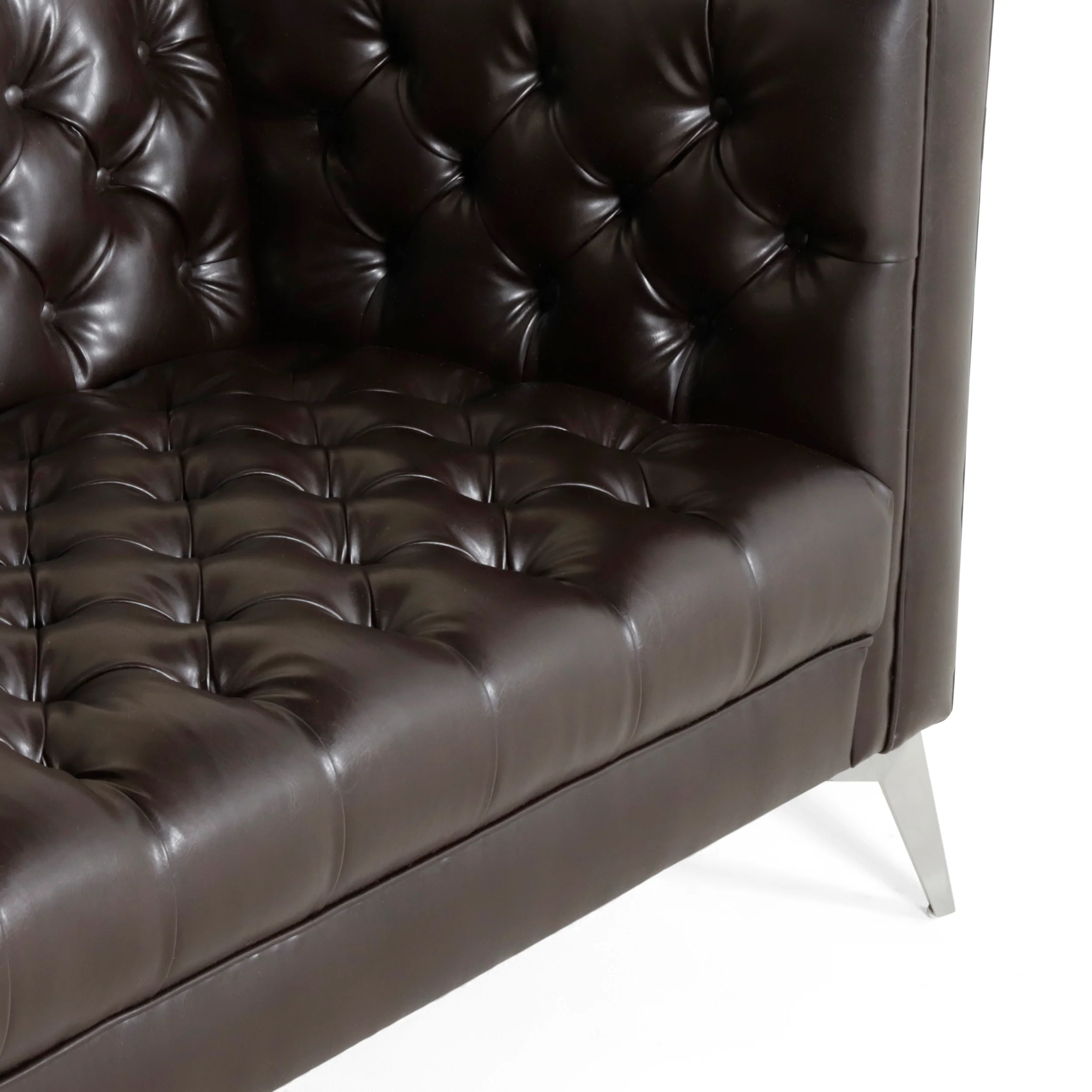 Harnoor Contemporary Tufted 3 Seater Sofa - furnishings