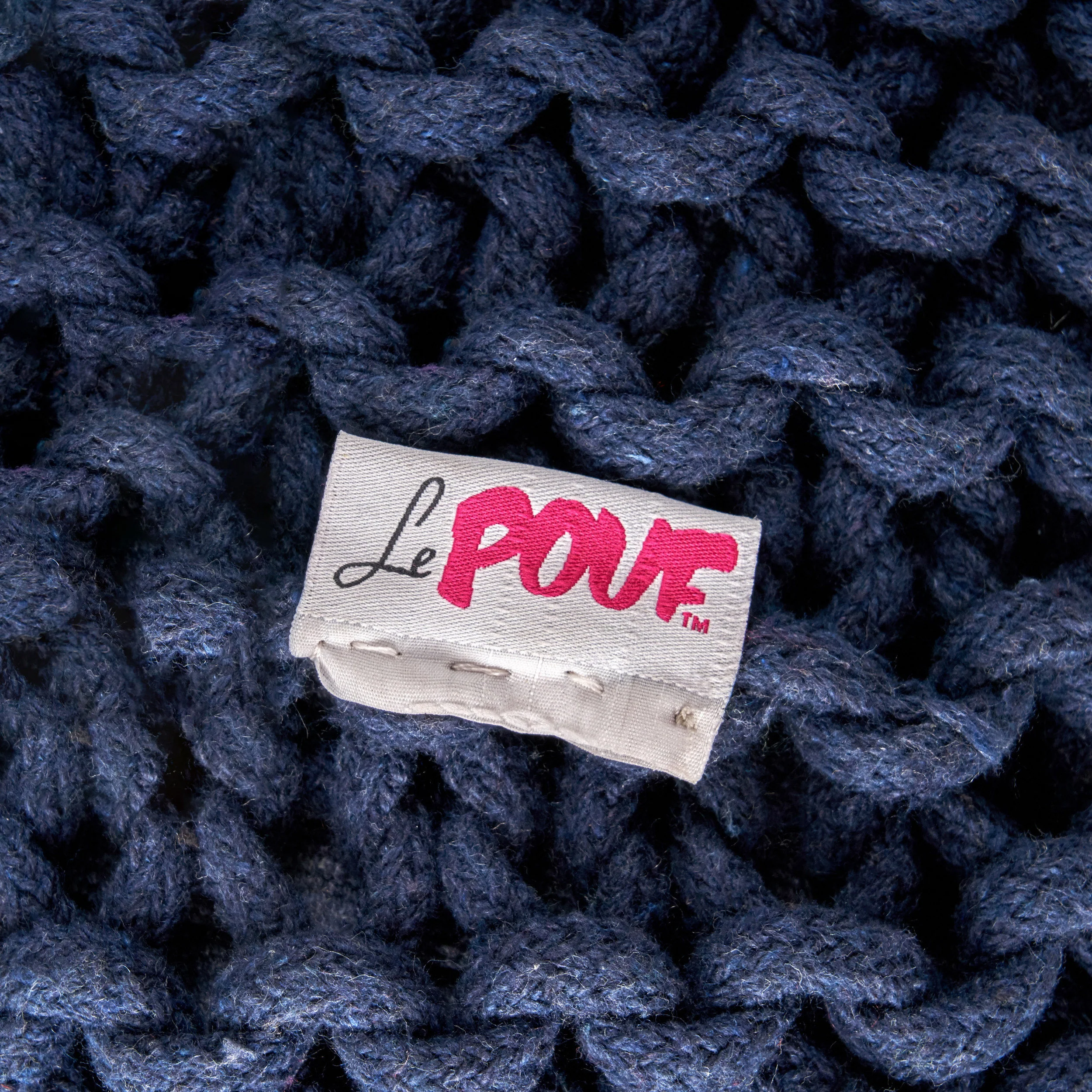 Poona Handcrafted Modern Cotton Pouf - furnishings