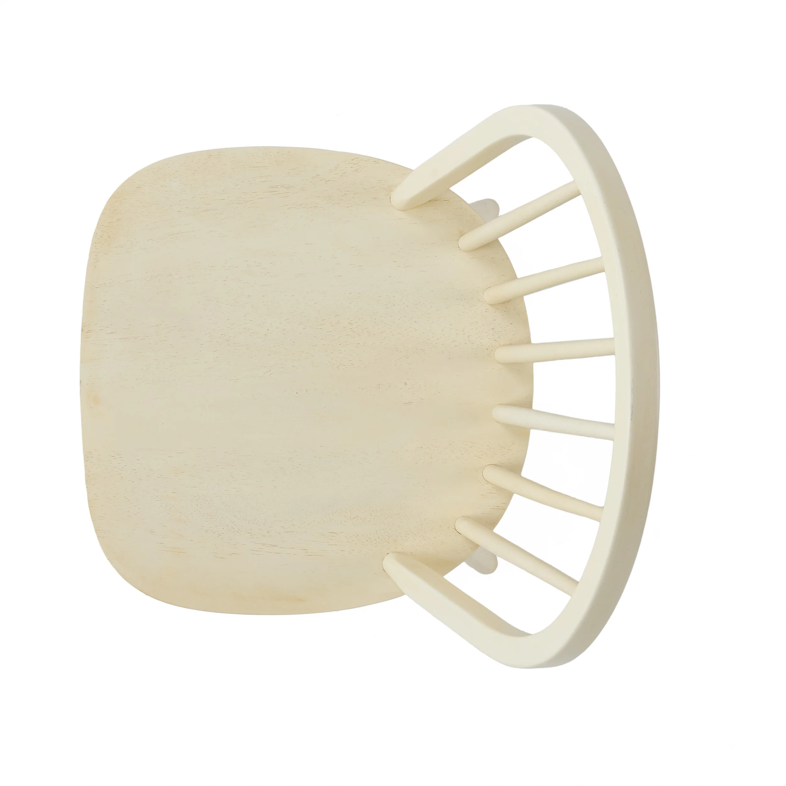 Angela Farmhouse Cottage 7 Piece Faux Wood Dining Set with Rubberwood Chairs, Antique White - furnishings