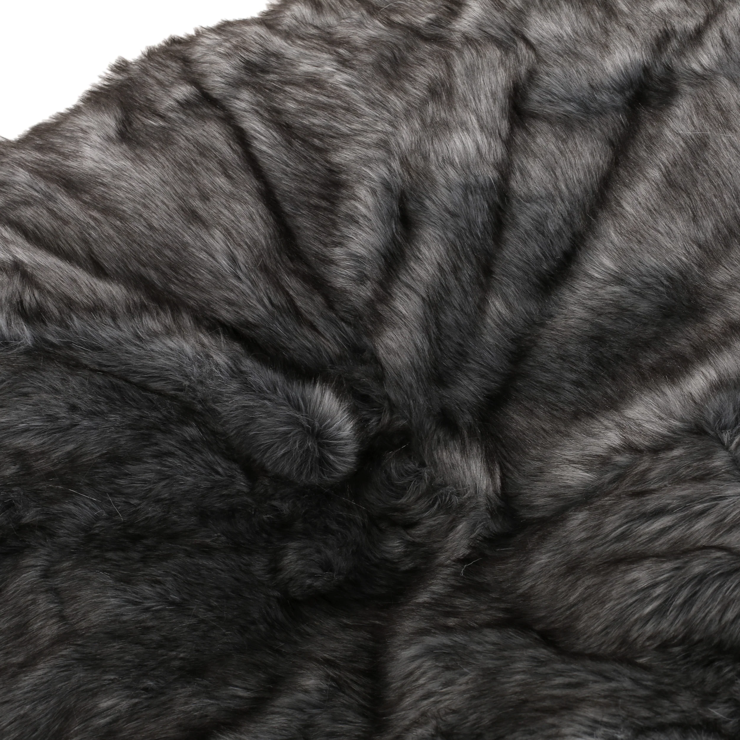 Terrell Schley Modern Glam 5 Foot Short Faux Fur Bean Bag - furnishings