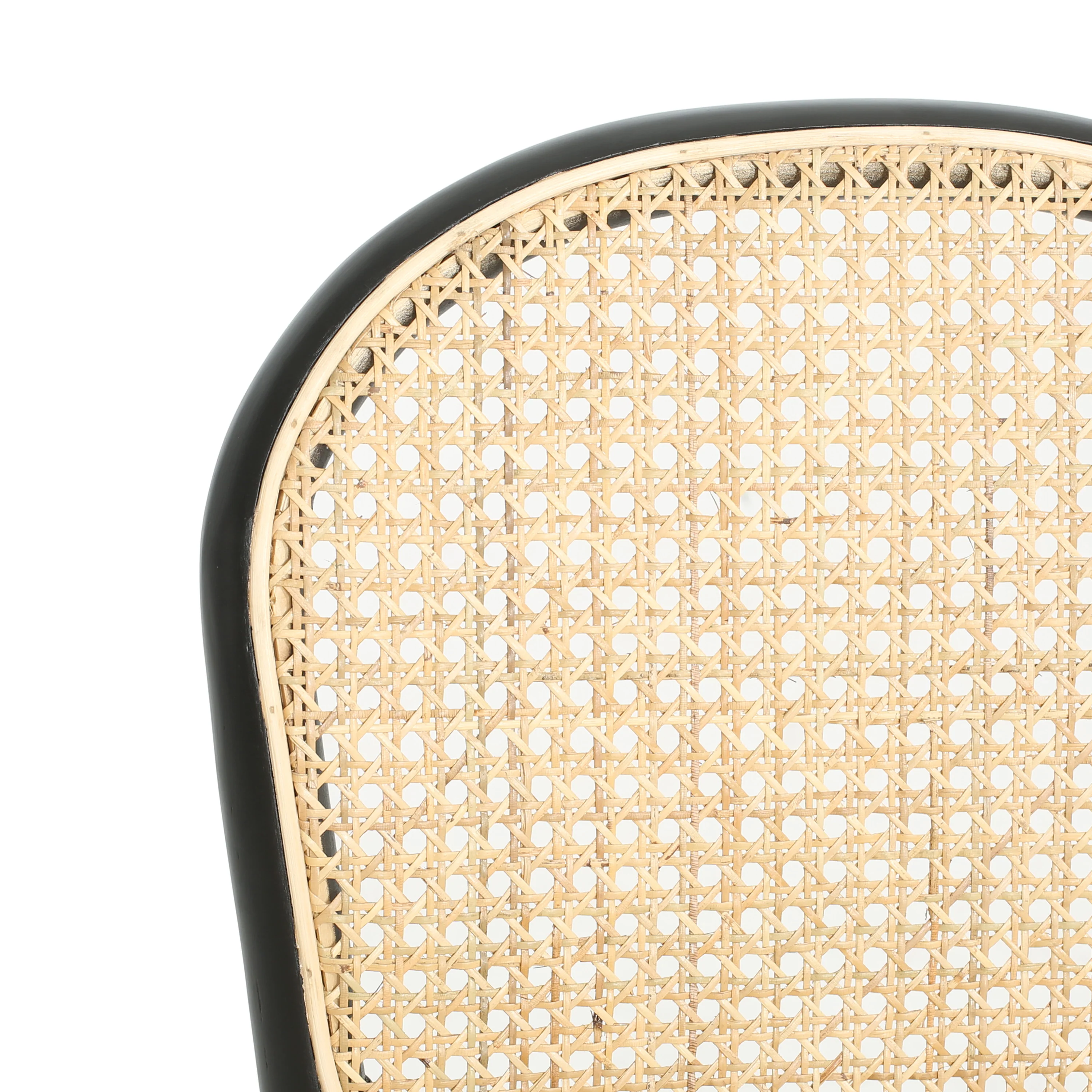 Torin Wood Dining Chair with Cane Rattan Wood Webbing - furnishings
