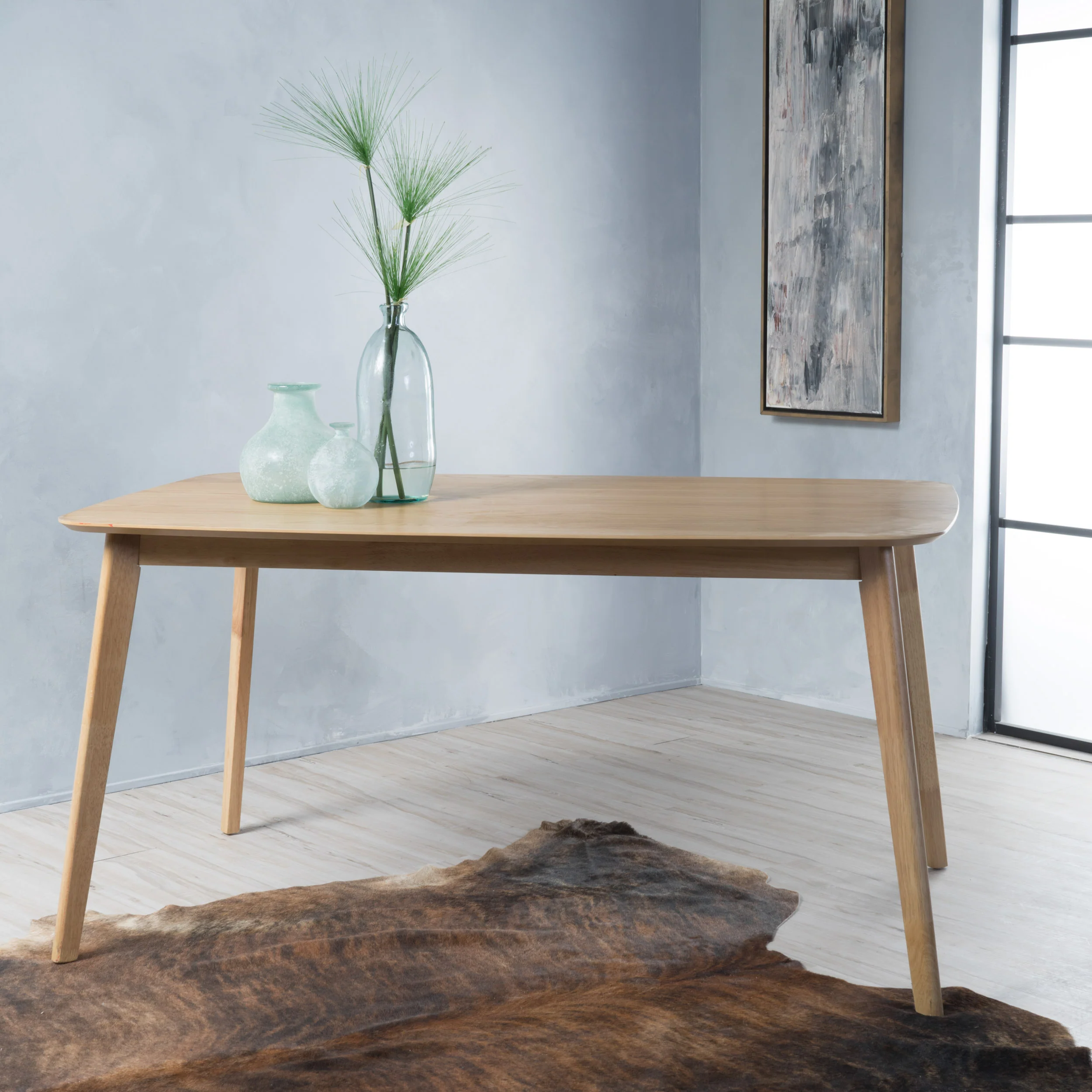 Anne Mid Century Modern Wood Dining Table - furnishings