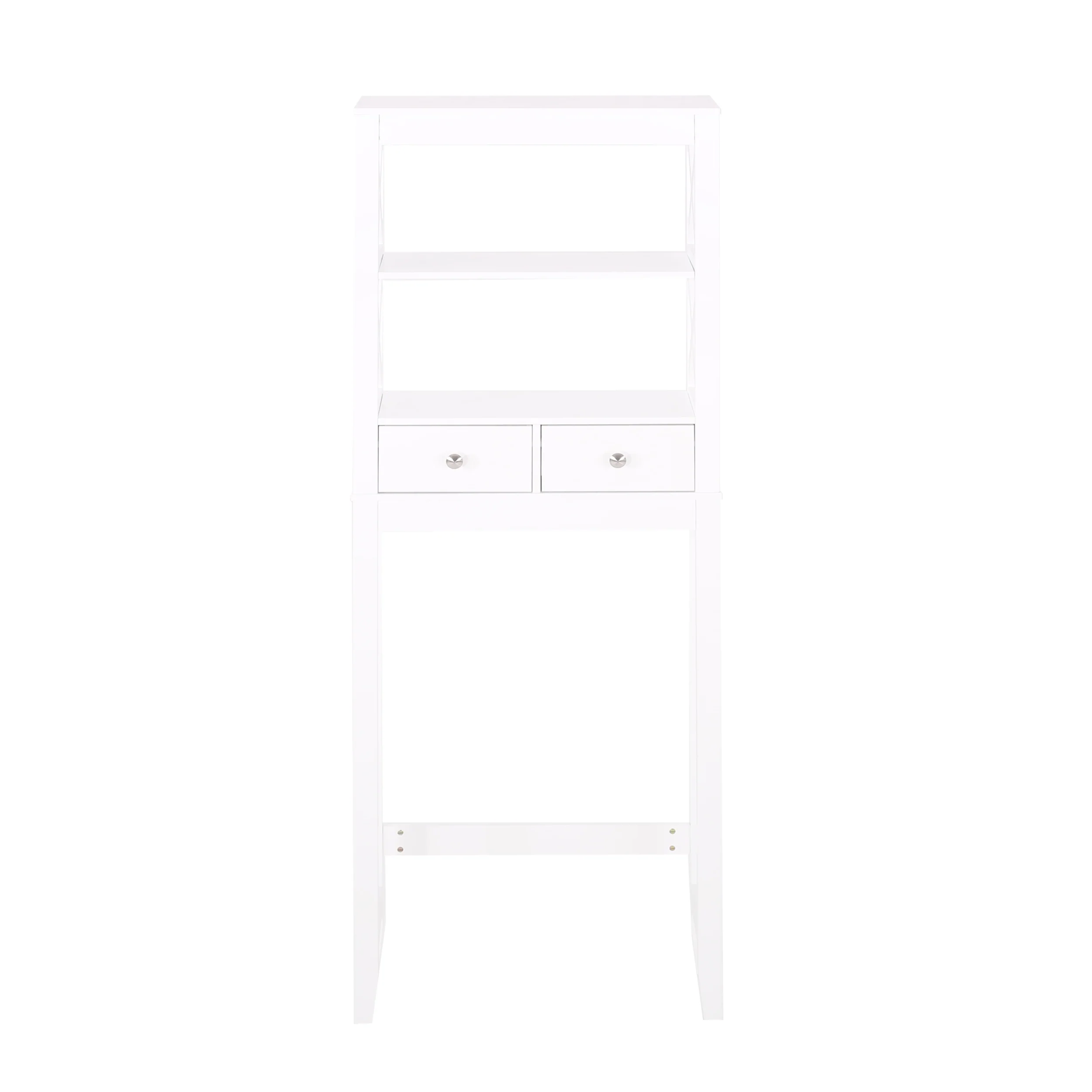 Lewis Modern Over-the-Toilet Storage Rack with Drawers - furnishings