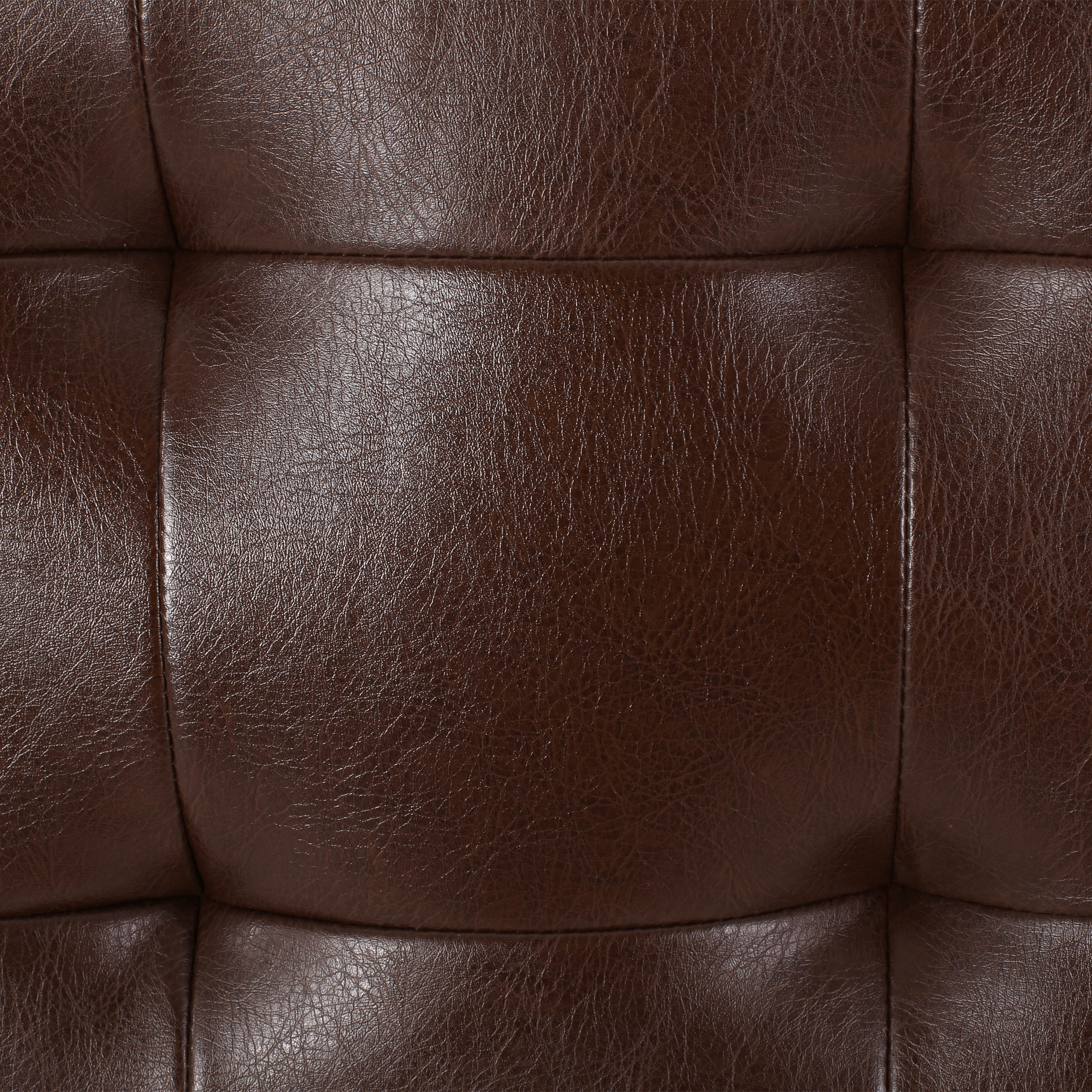 Elkjer Mid Century Modern Faux Leather Tufted Chaise Lounge with Bolster Pillow - furnishings