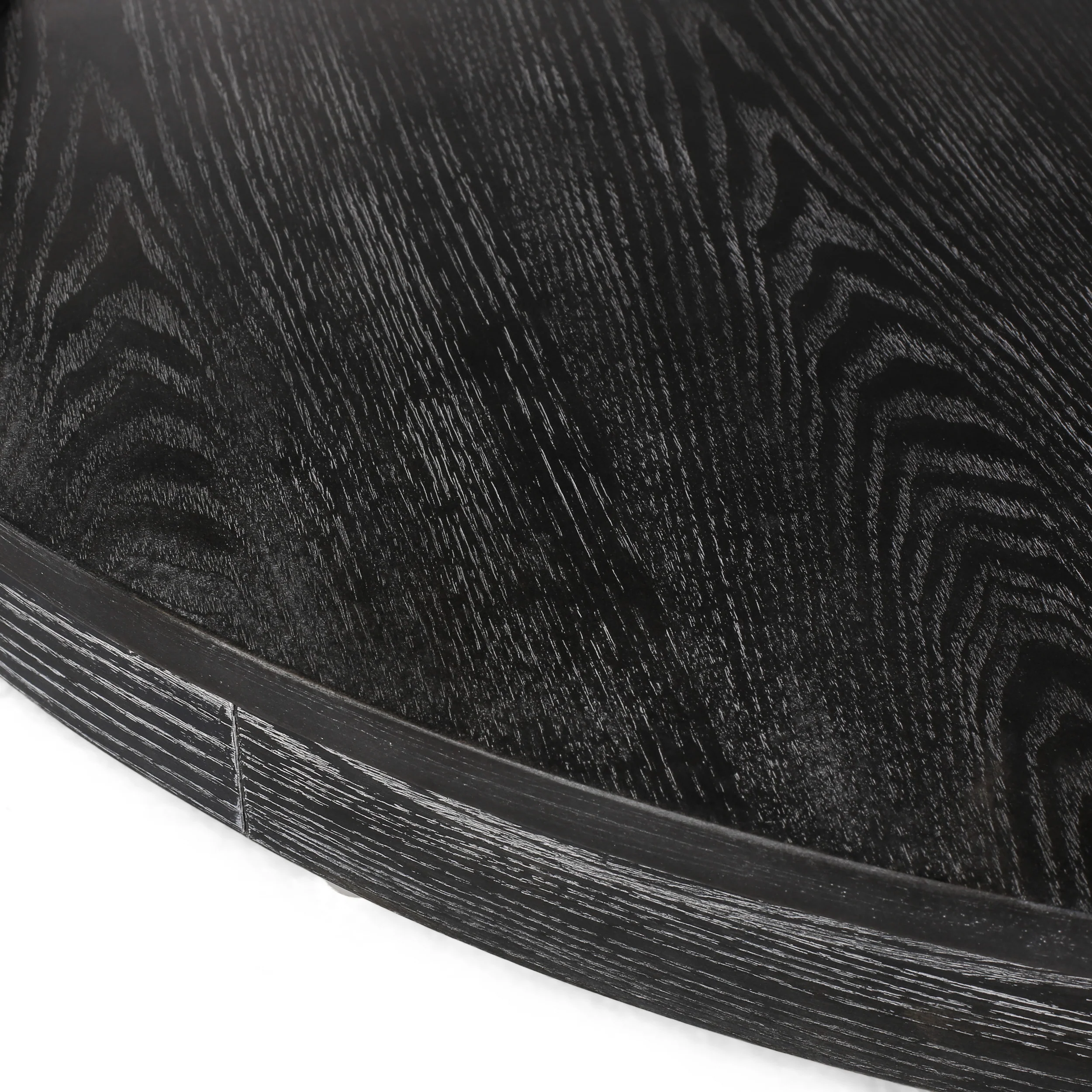 Andrue Contemporary Upholstered Round Ottoman - furnishings