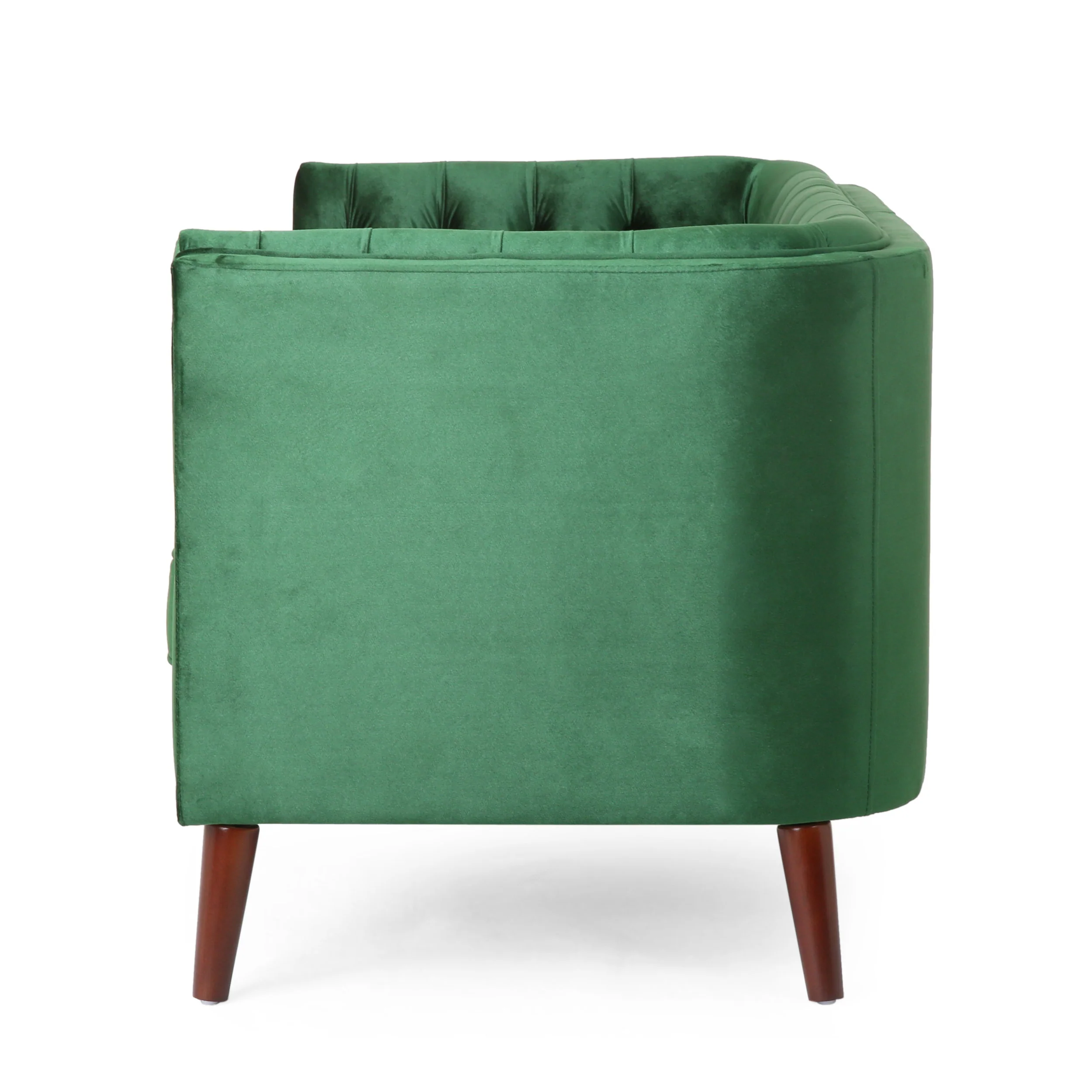 Henton Contemporary Upholstered Tufted Loveseat - furnishings