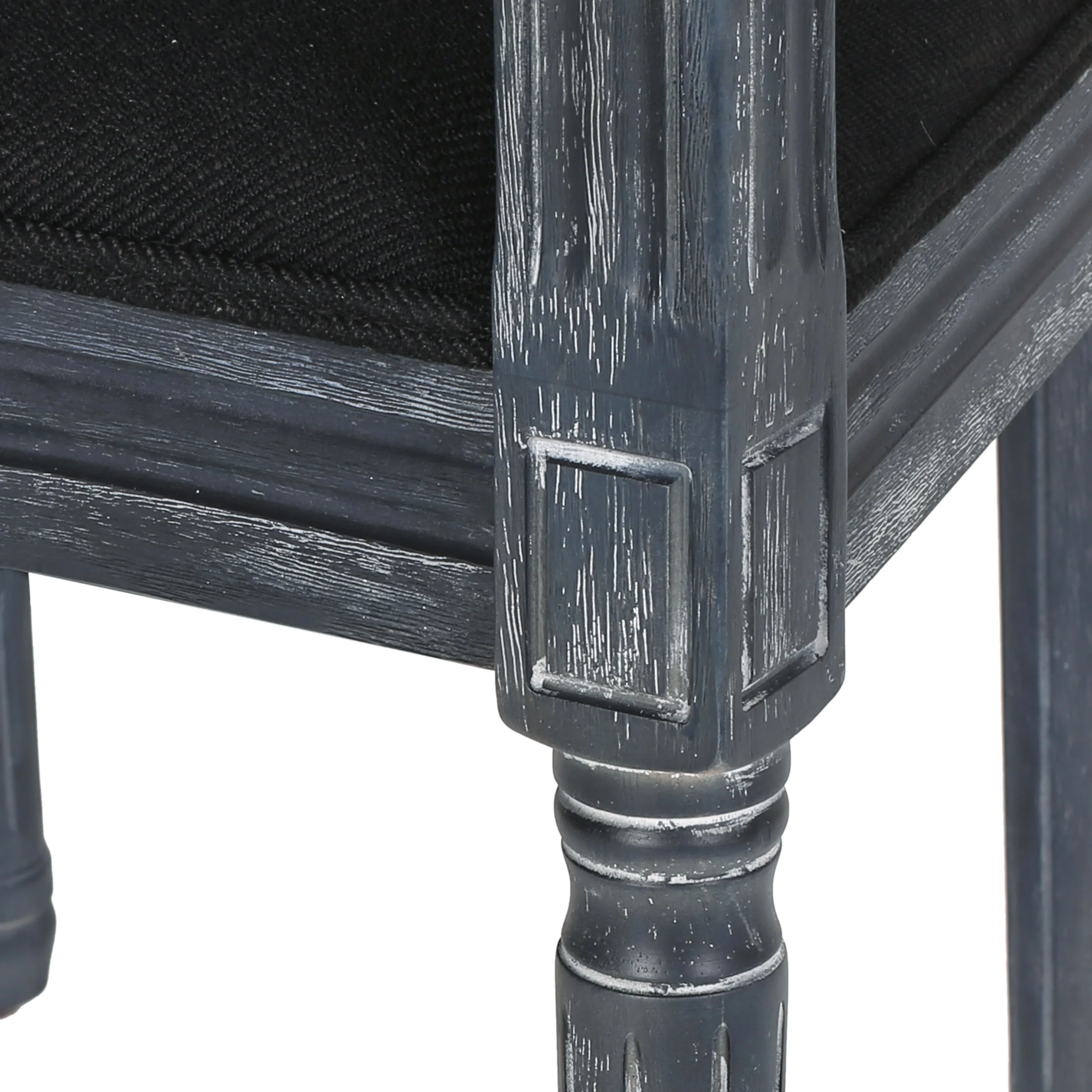 Aisenbrey French Country Wood Upholstered Dining Chair - furnishings