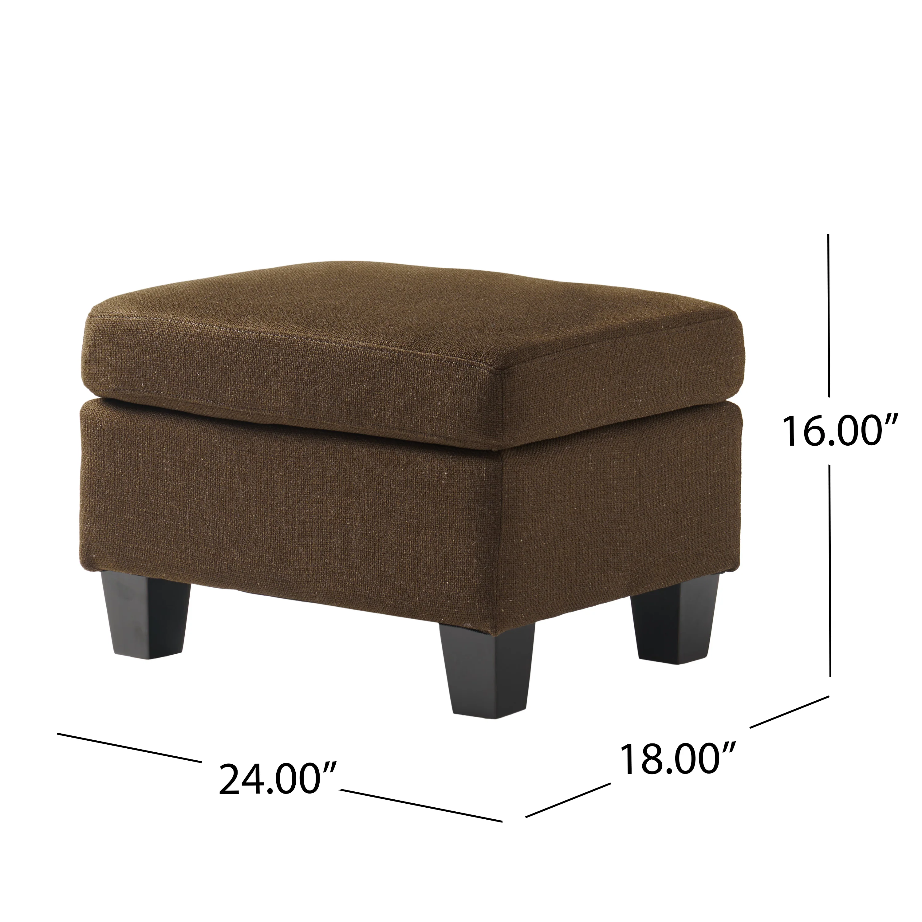 Christabel Fabric Ottoman Footstool - furnishings