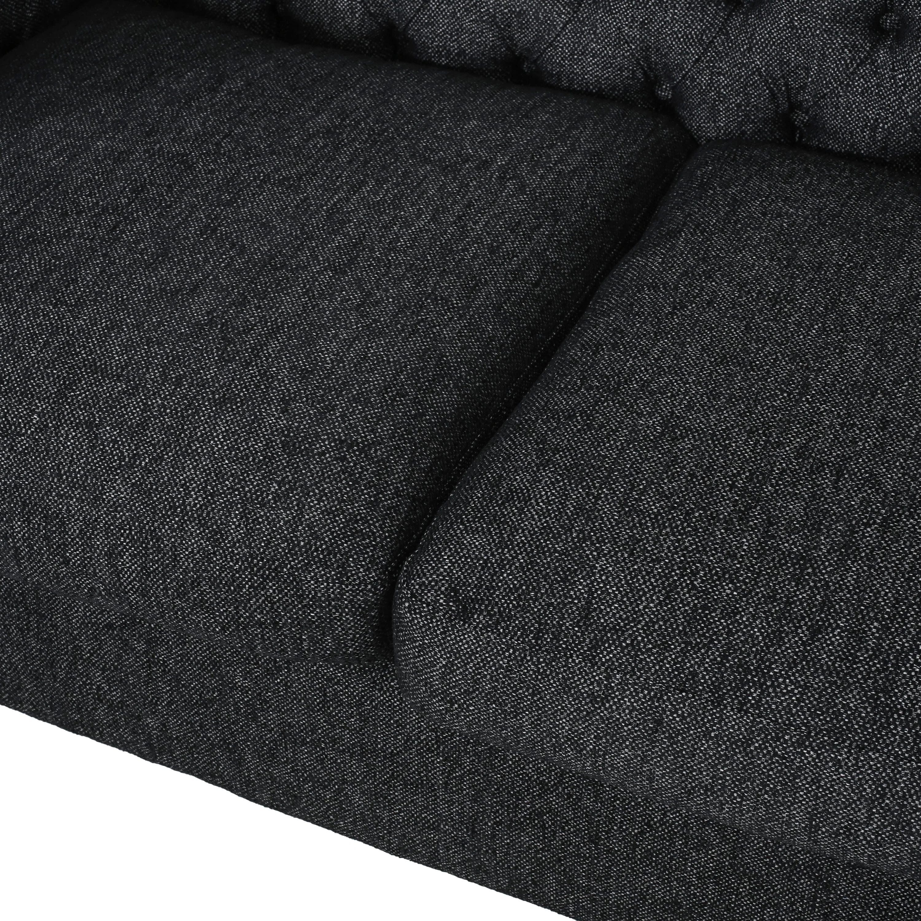 Nystrom Chesterfield Fabric Tufted 3 Seater Sofa - furnishings