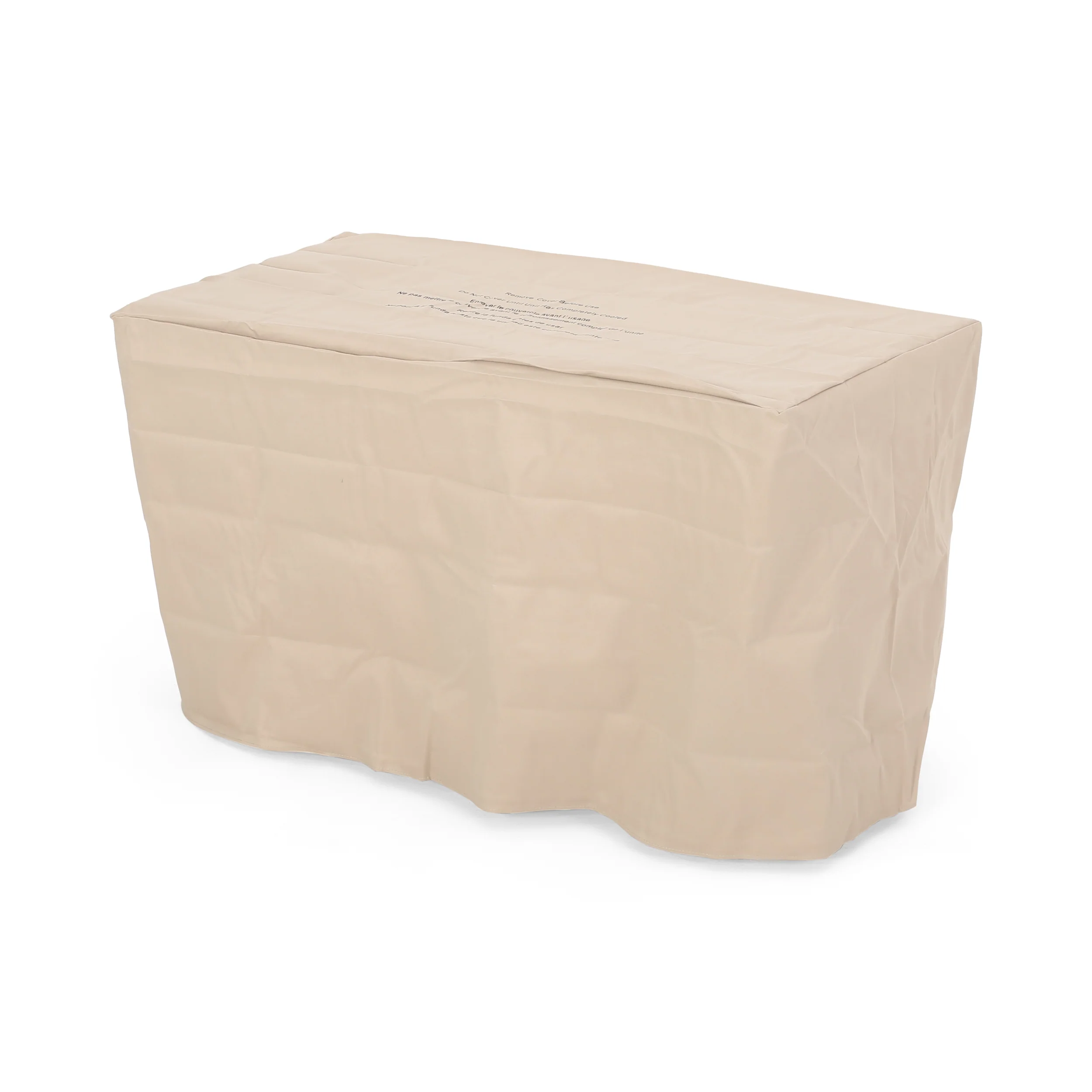 Mattie Outdoor 40-Inch Rectangular Fire Pit - furnishings