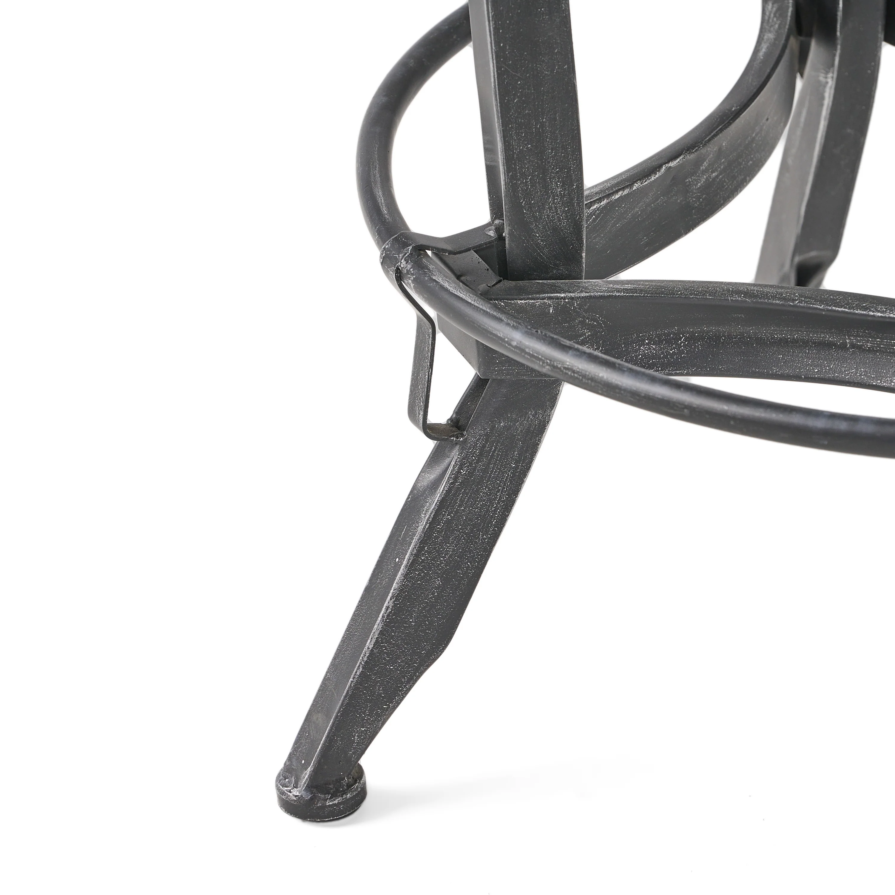 Contemporary Adjustable Fabric Off-White Swivel Barstool w/ Backrest - furnishings